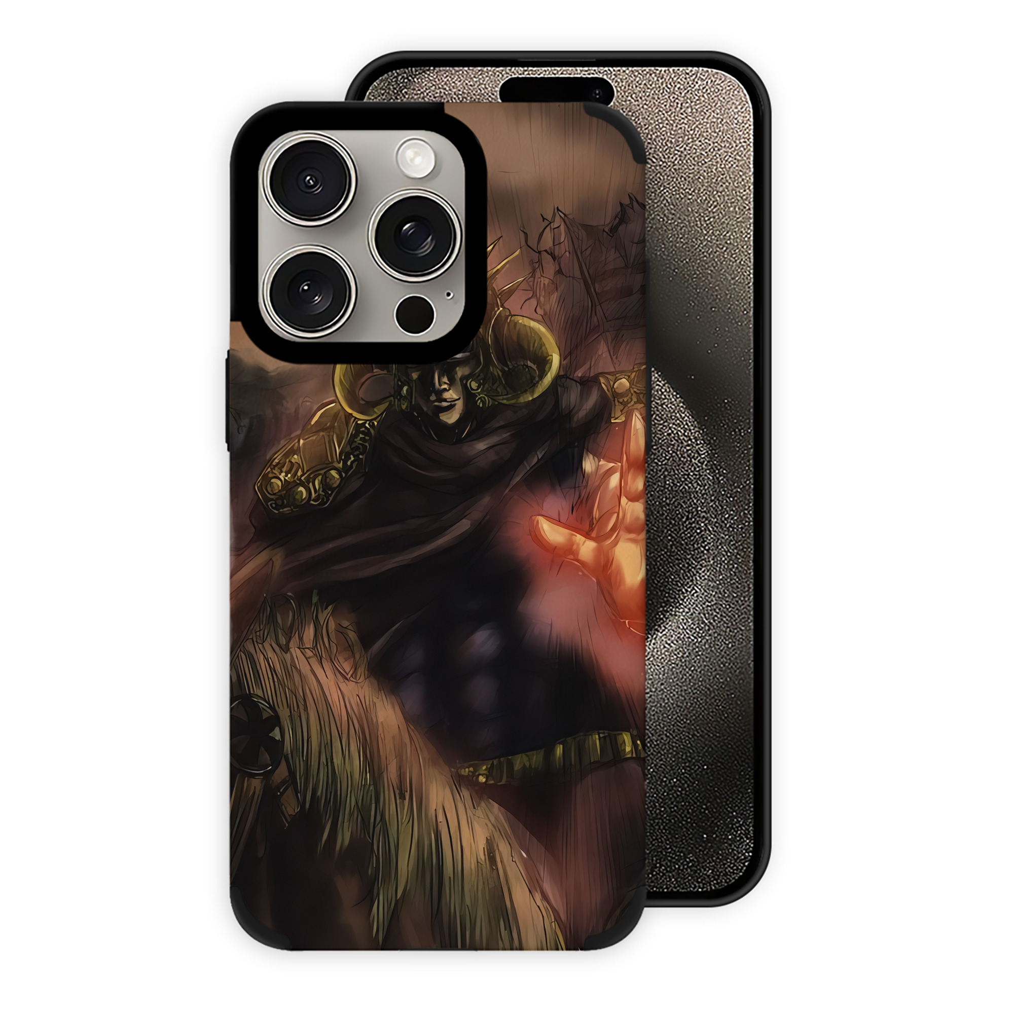 （画像用） 北斗の拳 Fist of the North Star 【iPhone15ProMax対応】 PUレザー スマホケース 耐衝撃＆黄変防止