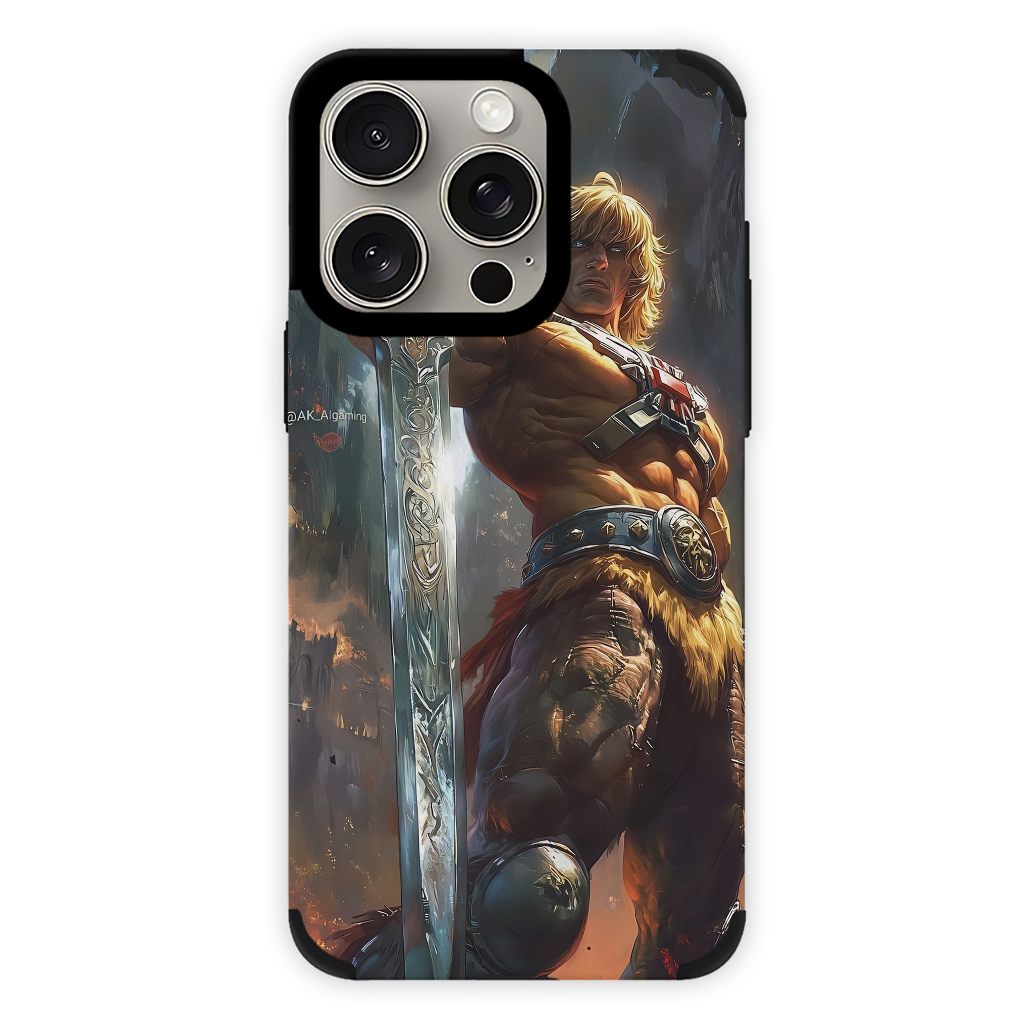 （画像用） 北斗の拳 Fist of the North Star 【iPhone15ProMax対応】 PUレザー スマホケース 耐衝撃＆黄変防止