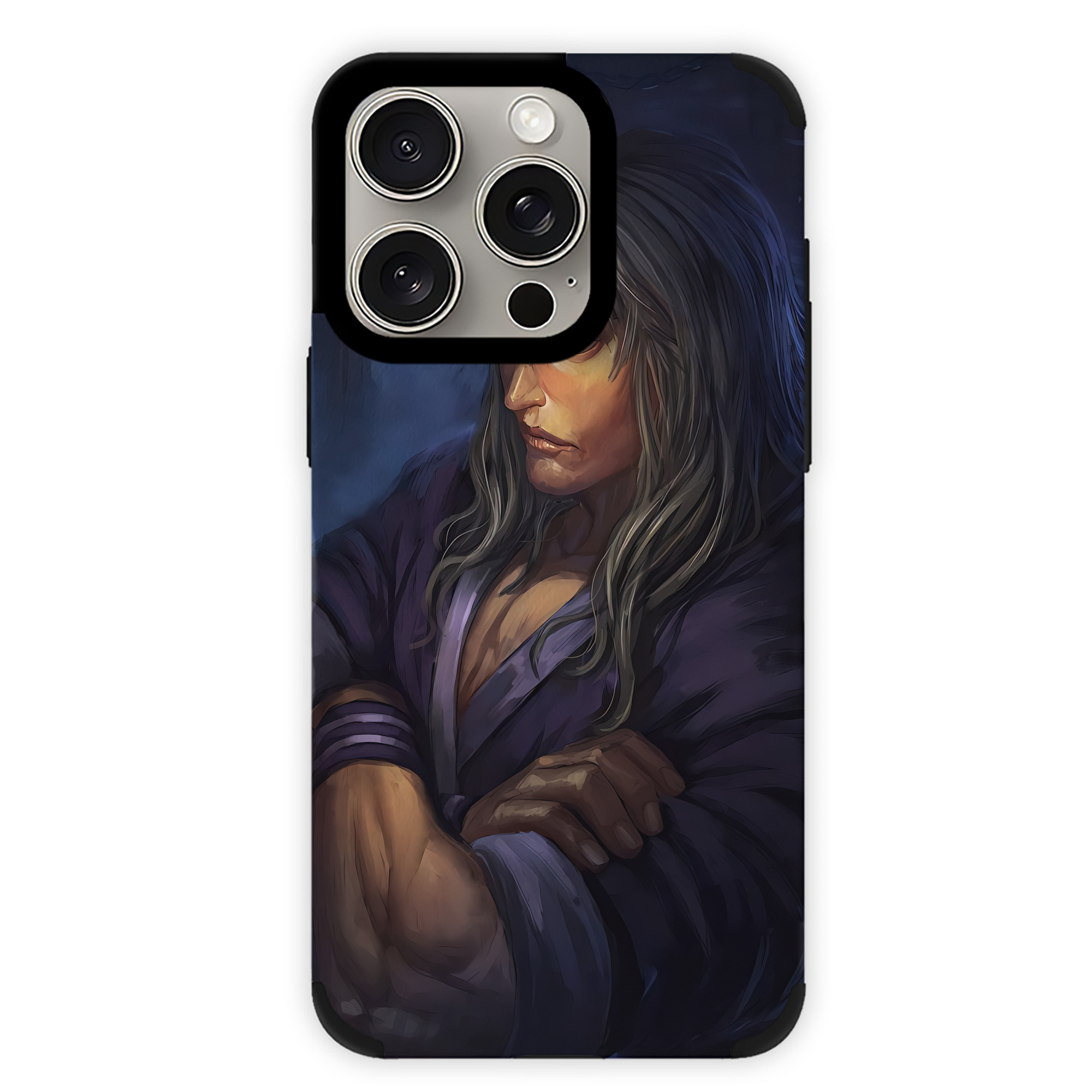 （画像用） 北斗の拳 Fist of the North Star 【iPhone15ProMax対応】 PUレザー スマホケース 耐衝撃＆黄変防止