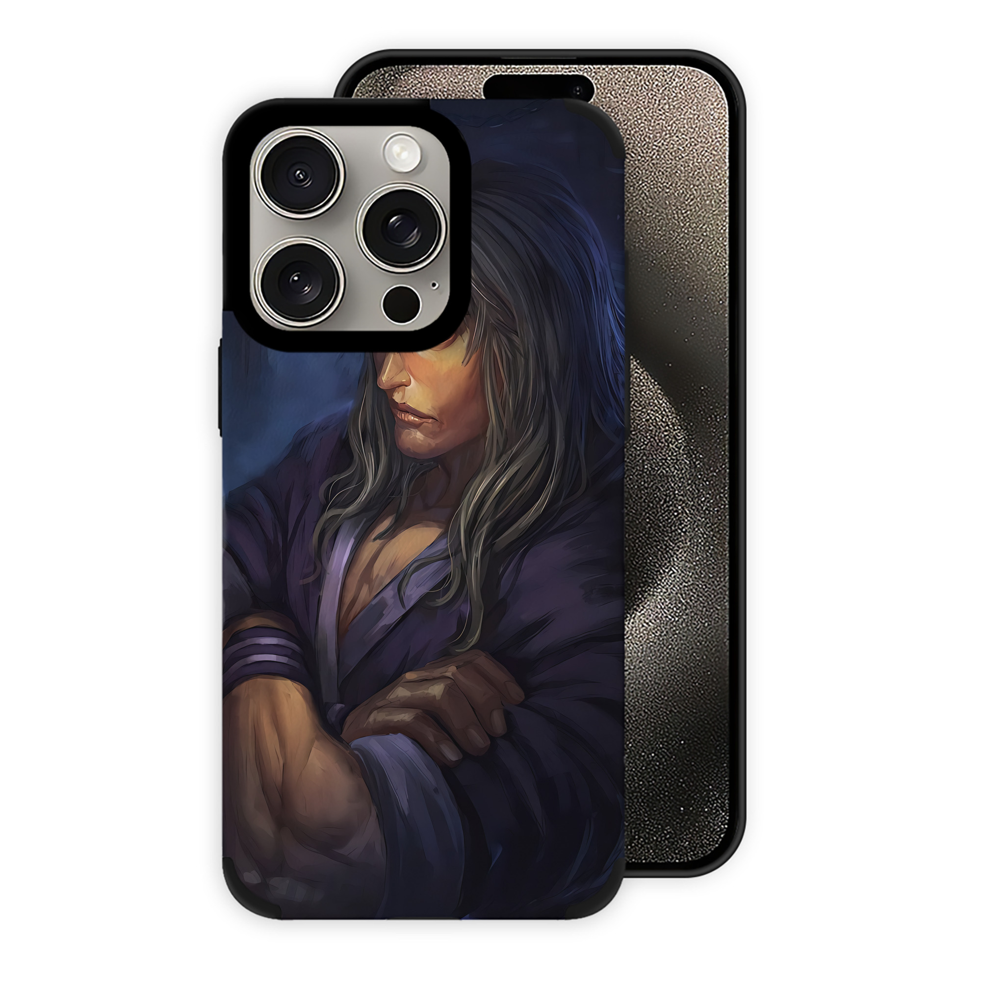 （画像用） 北斗の拳 Fist of the North Star 【iPhone15ProMax対応】 PUレザー スマホケース 耐衝撃＆黄変防止