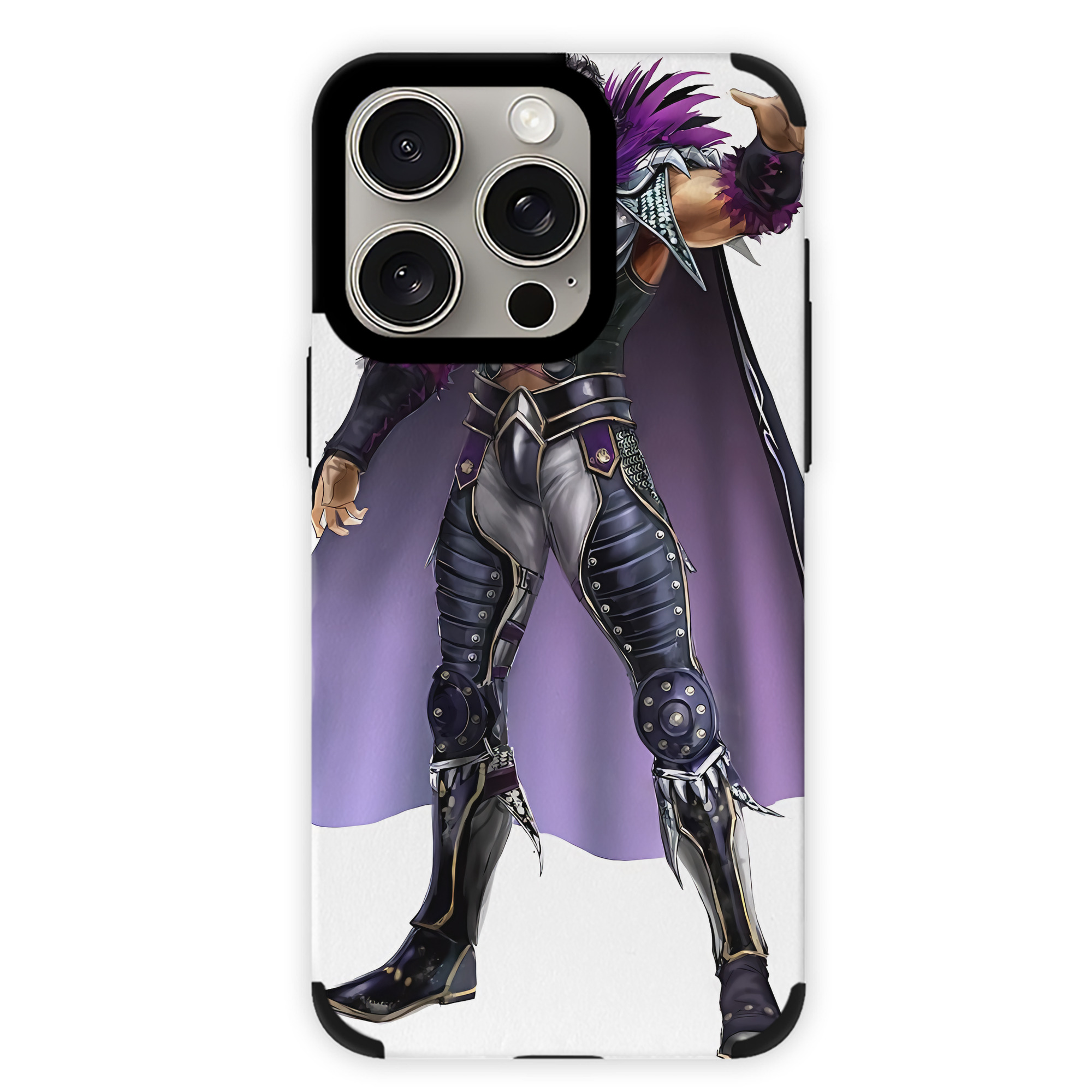 （画像用） 北斗の拳 Fist of the North Star 【iPhone15ProMax対応】 PUレザー スマホケース 耐衝撃＆黄変防止