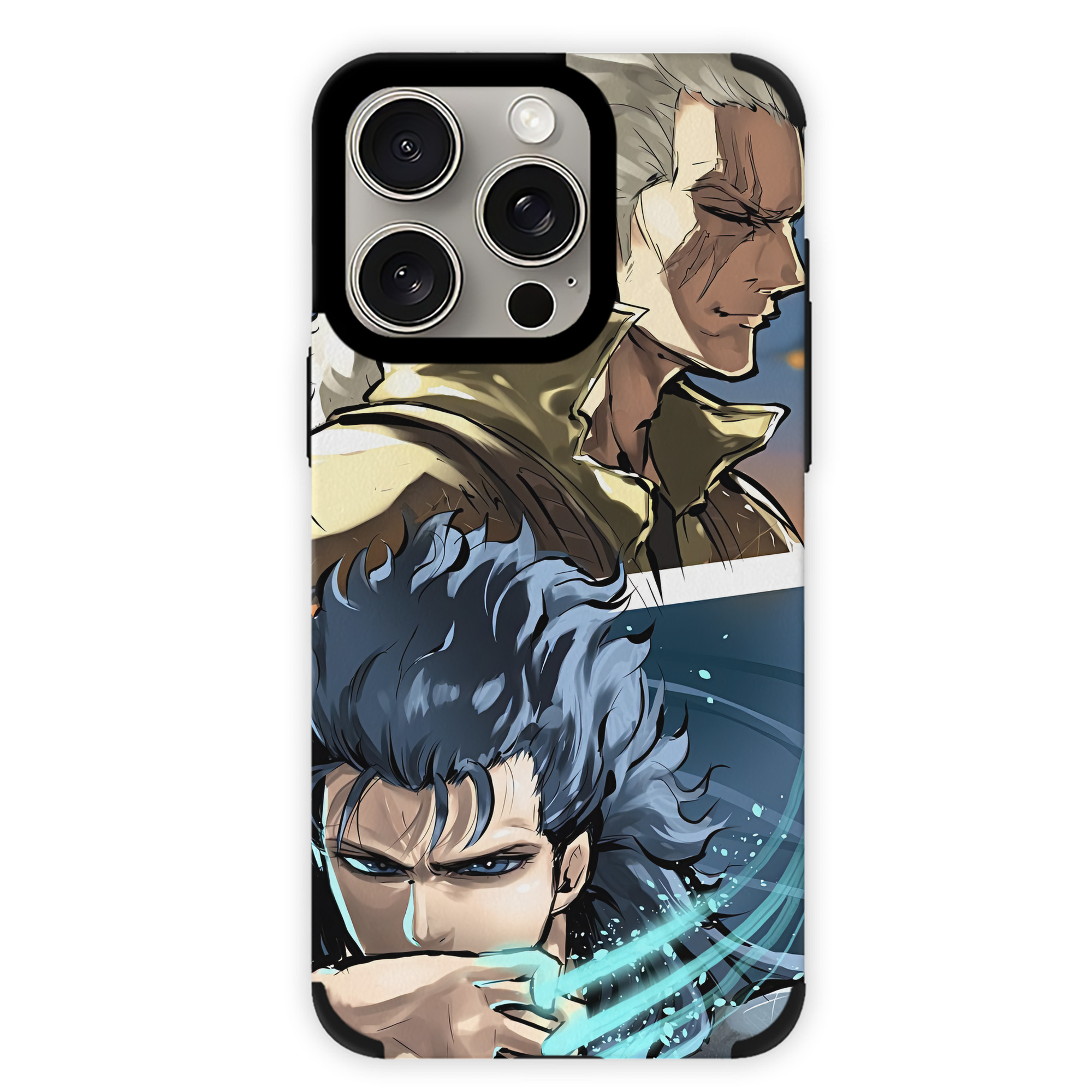 （画像用） 北斗の拳 Fist of the North Star 【iPhone15ProMax対応】 PUレザー スマホケース 耐衝撃＆黄変防止