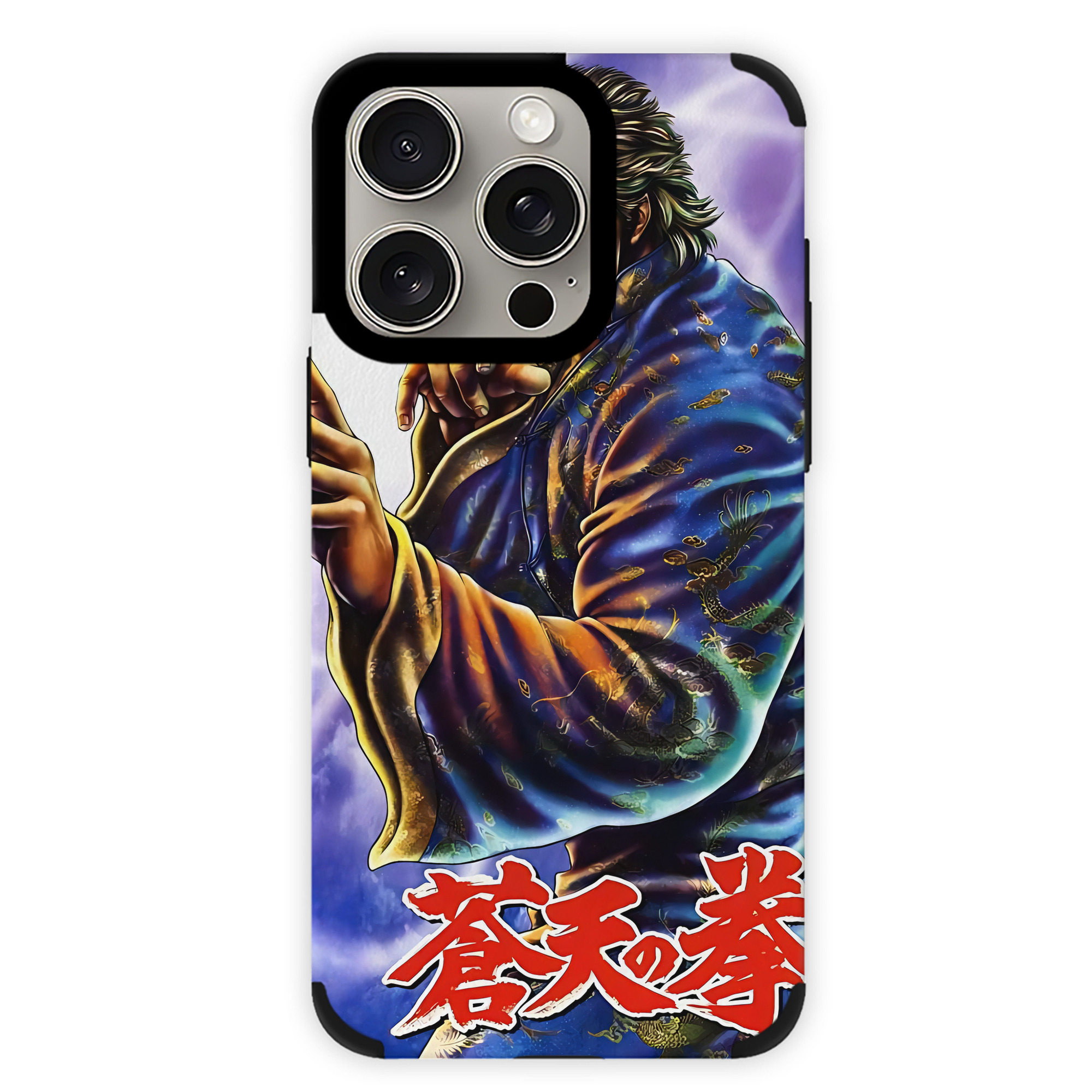 （画像用） 北斗の拳 Fist of the North Star 【iPhone15ProMax対応】 PUレザー スマホケース 耐衝撃＆黄変防止