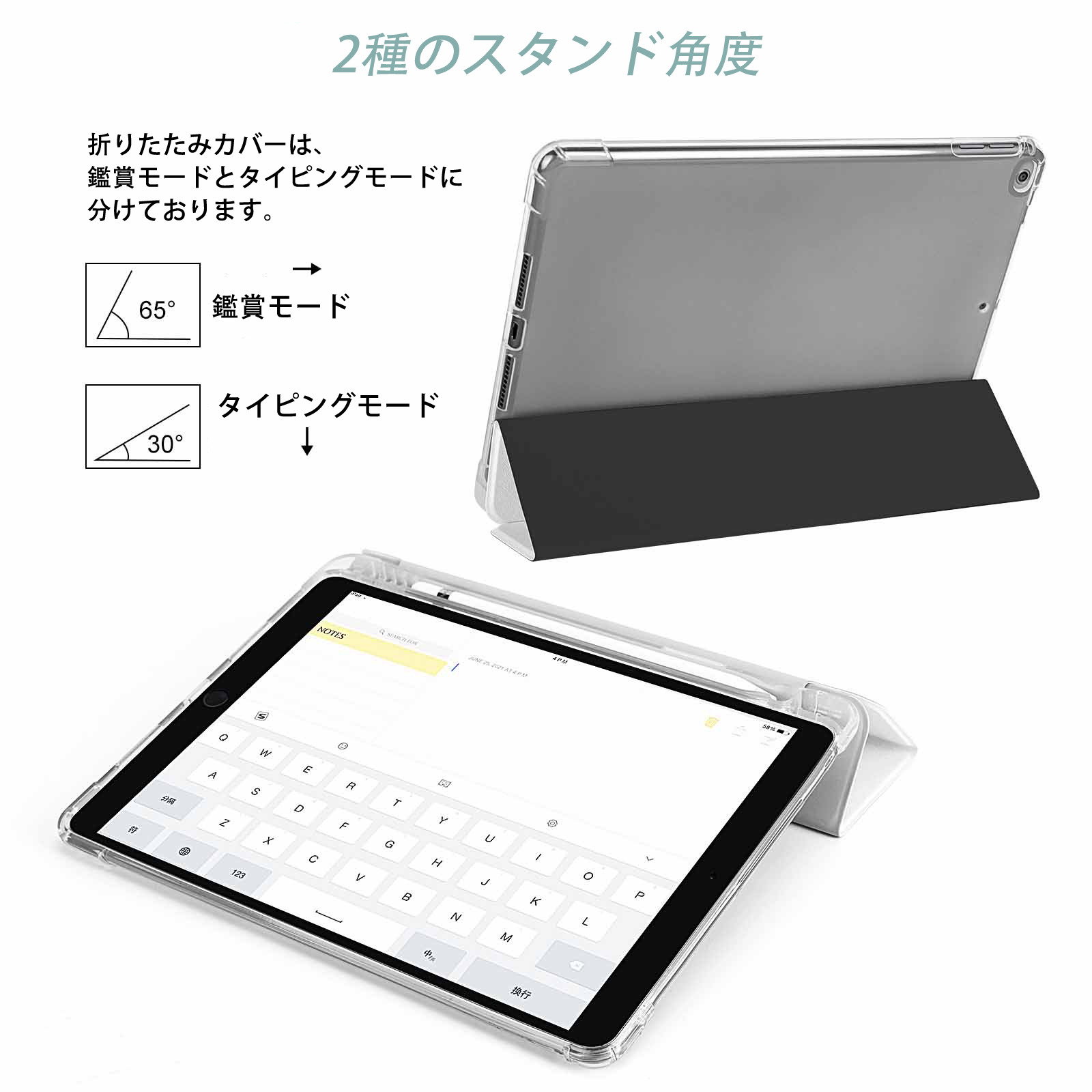 北斗の拳 Fist of the North Star IPad ケース ペン収納付き 三つ折りスタンド PUレザー×シリコン 対応機種9.5/10.5/10.9インチ