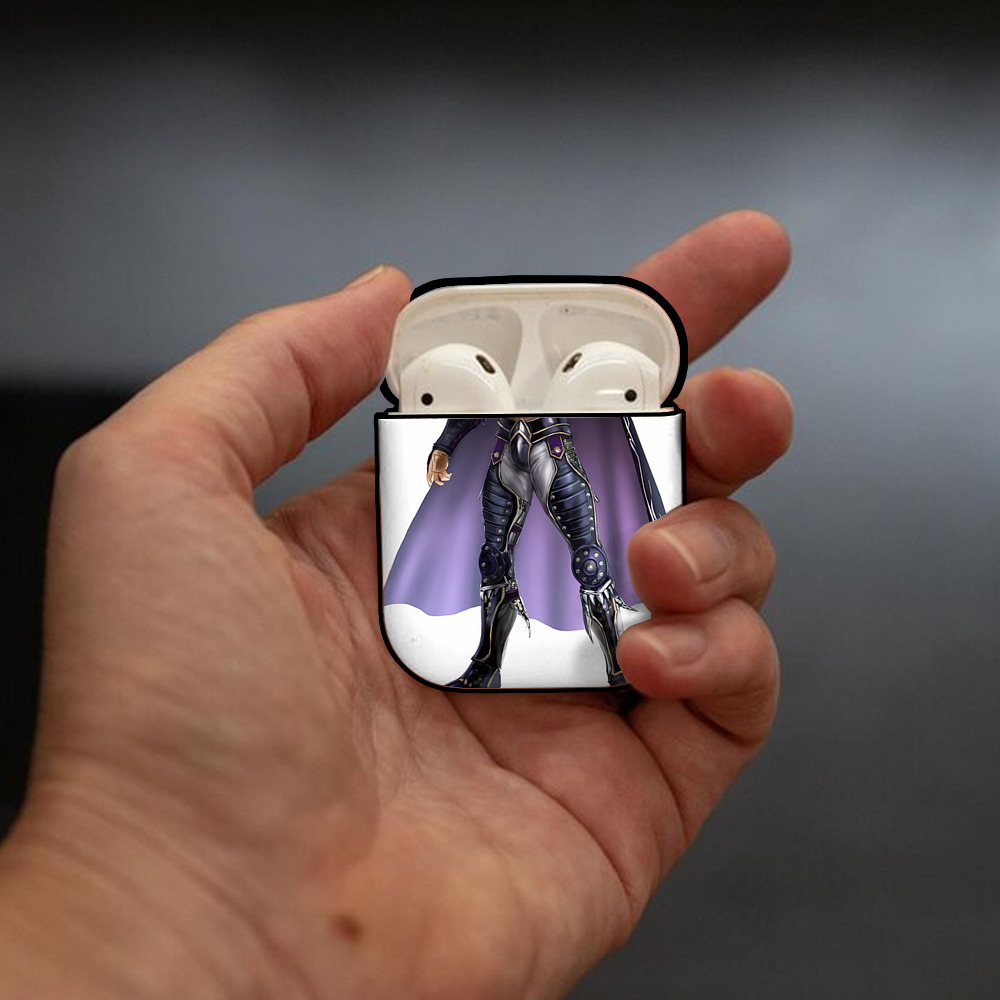 北斗の拳 Fist of the North Star AirPods 第2世代保護ケース ハードシェル ブラック 耐衝撃・防指紋・カラビナ付き