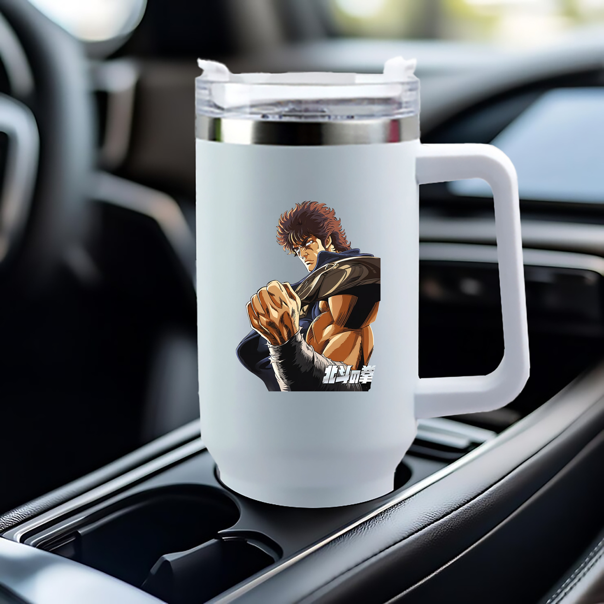 北斗の拳 Fist of the North Star 1200mL車用タンブラー（カラープリント）