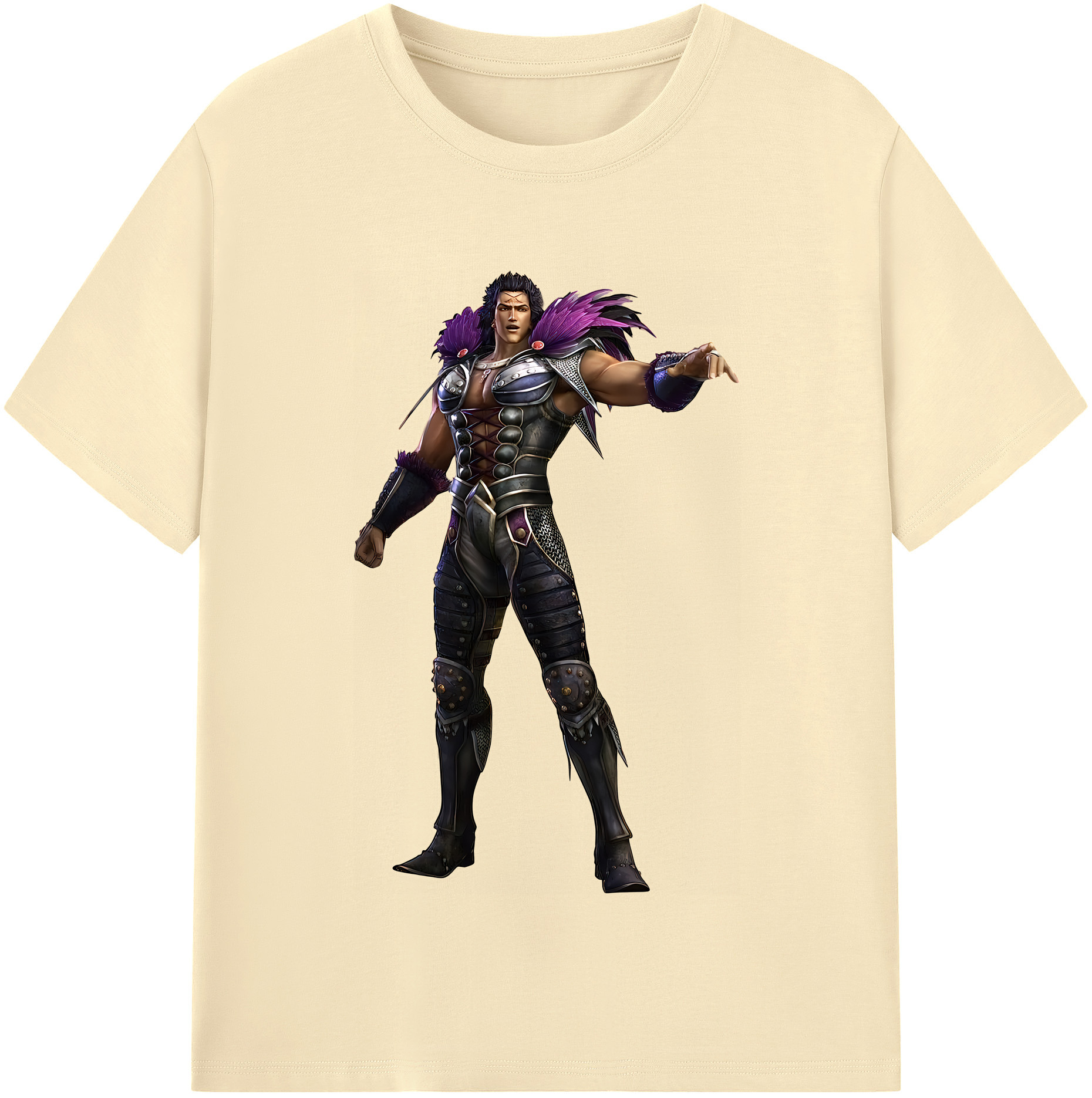 （画像用） 北斗の拳 Fist of the North Star 綿100％半袖Tシャツ（フロントプリント）