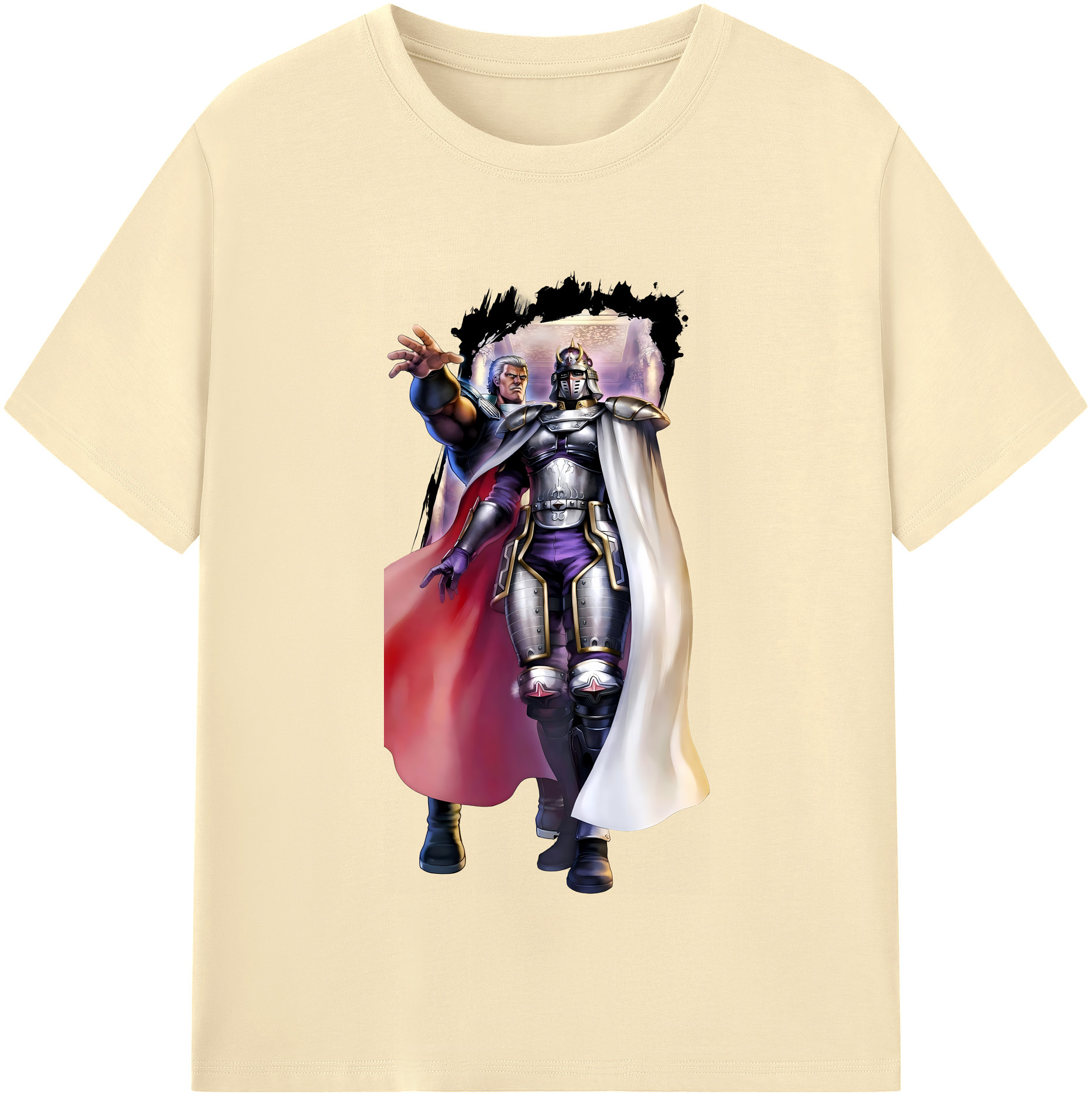 （画像用） 北斗の拳 Fist of the North Star 綿100％半袖Tシャツ（フロントプリント）