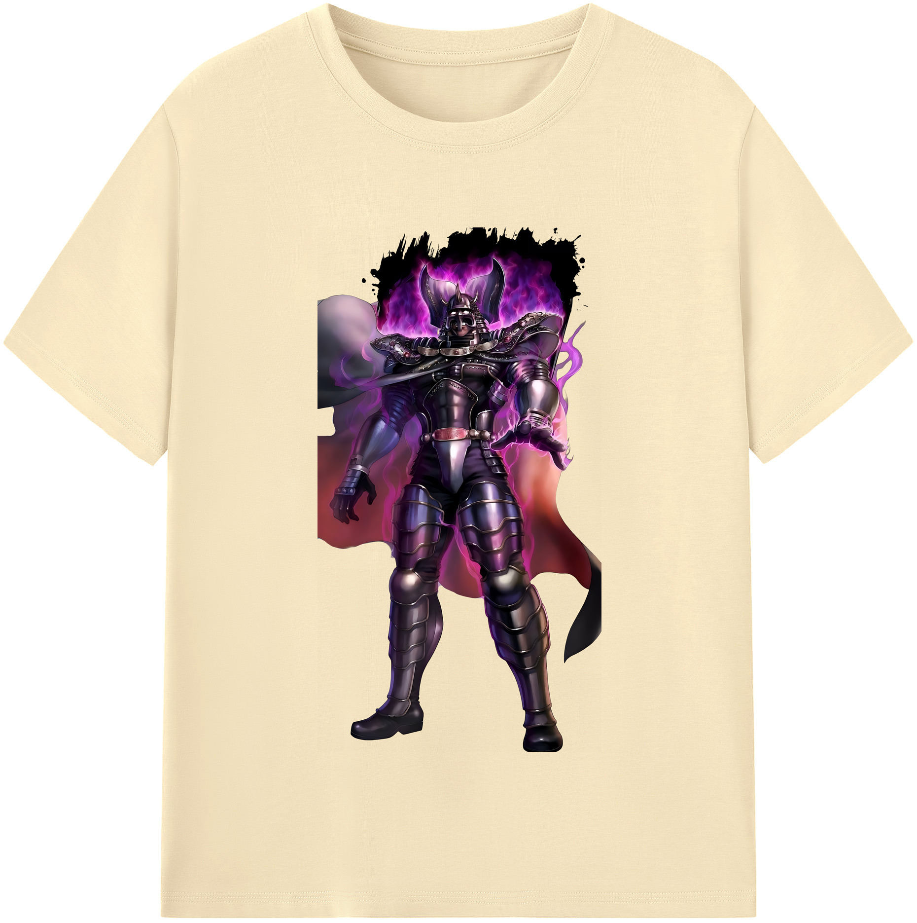 （画像用） 北斗の拳 Fist of the North Star 綿100％半袖Tシャツ（フロントプリント）