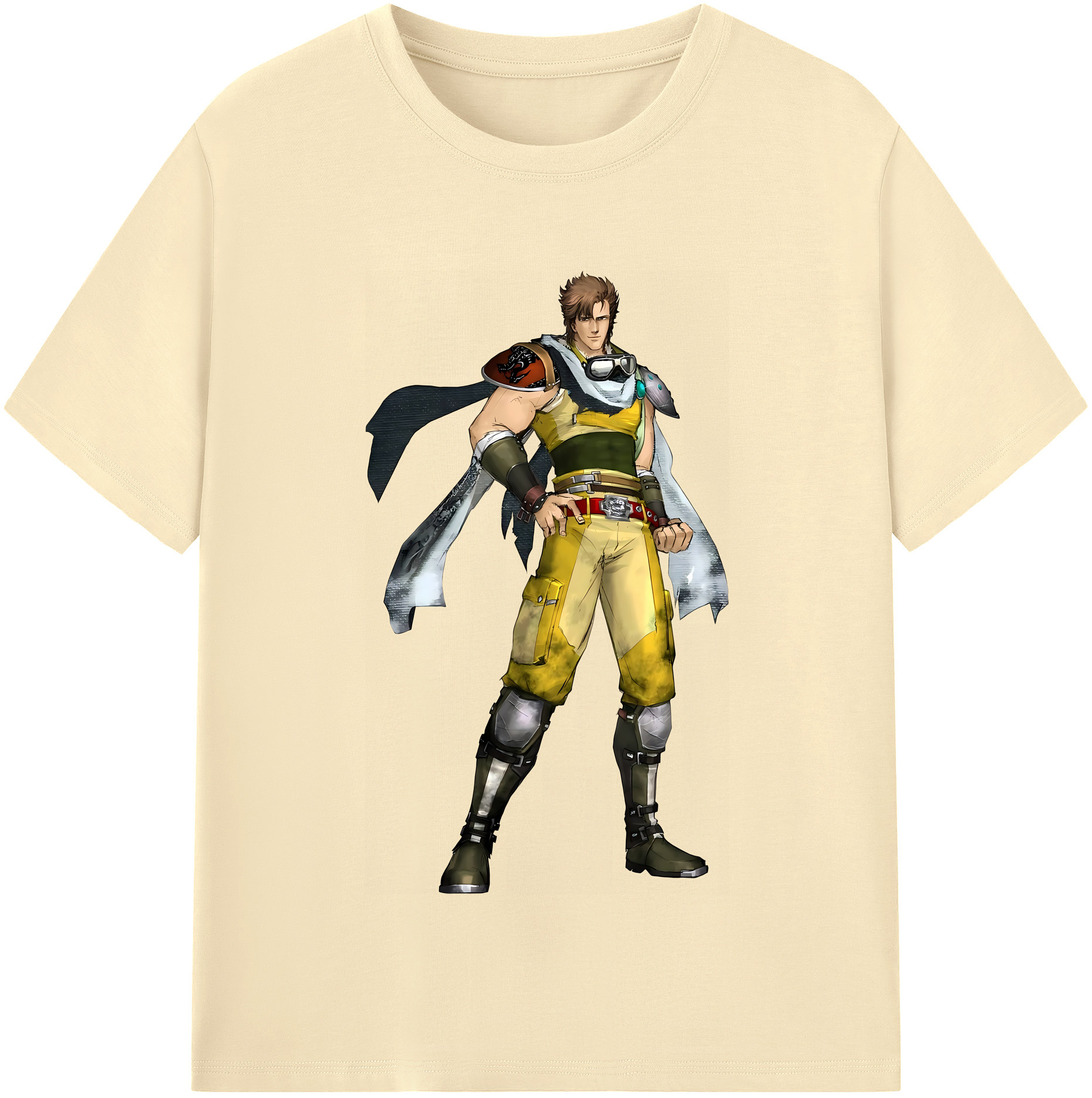 （画像用） 北斗の拳 Fist of the North Star 綿100％半袖Tシャツ（フロントプリント）