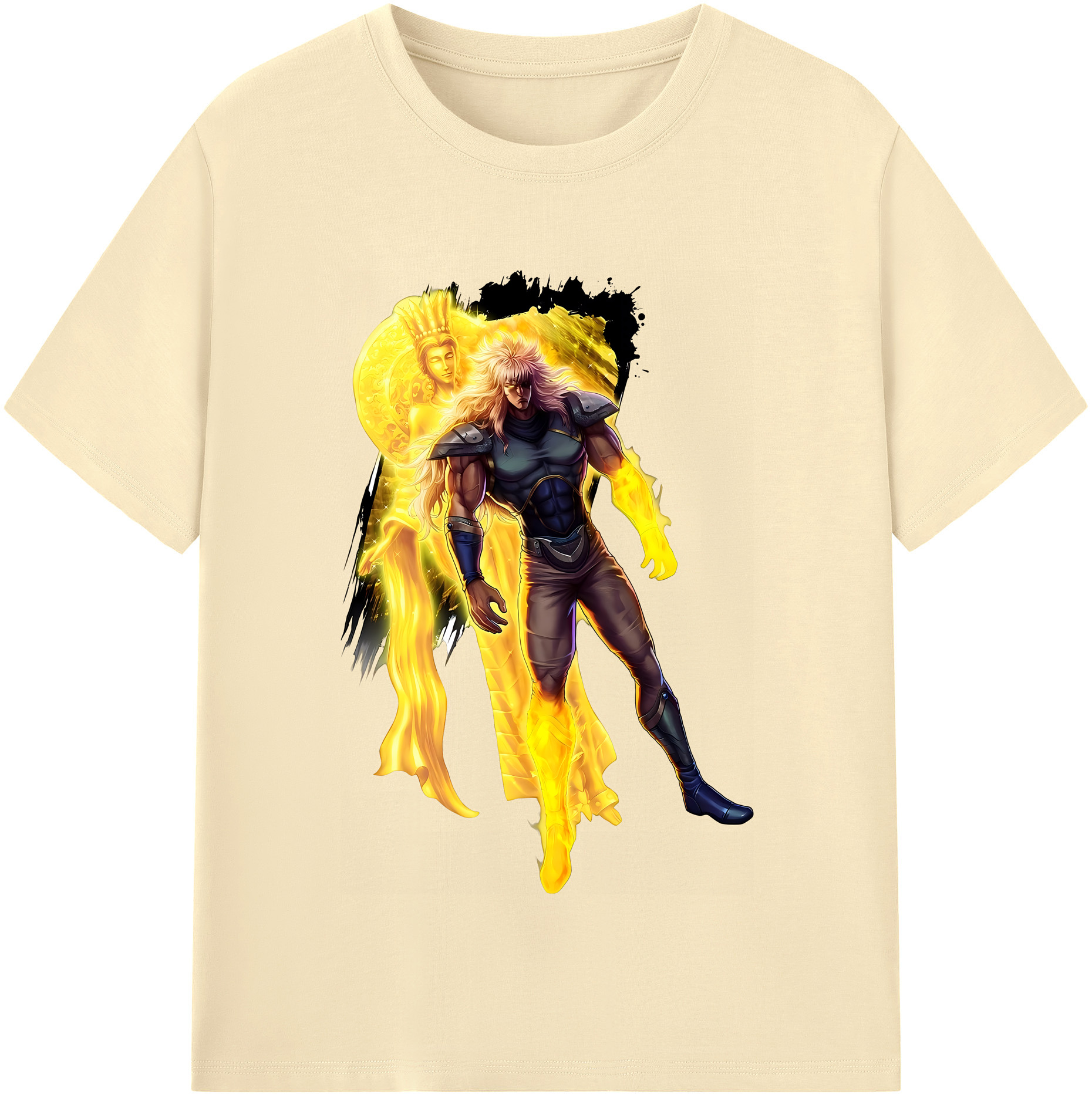 （画像用） 北斗の拳 Fist of the North Star 綿100％半袖Tシャツ（フロントプリント）
