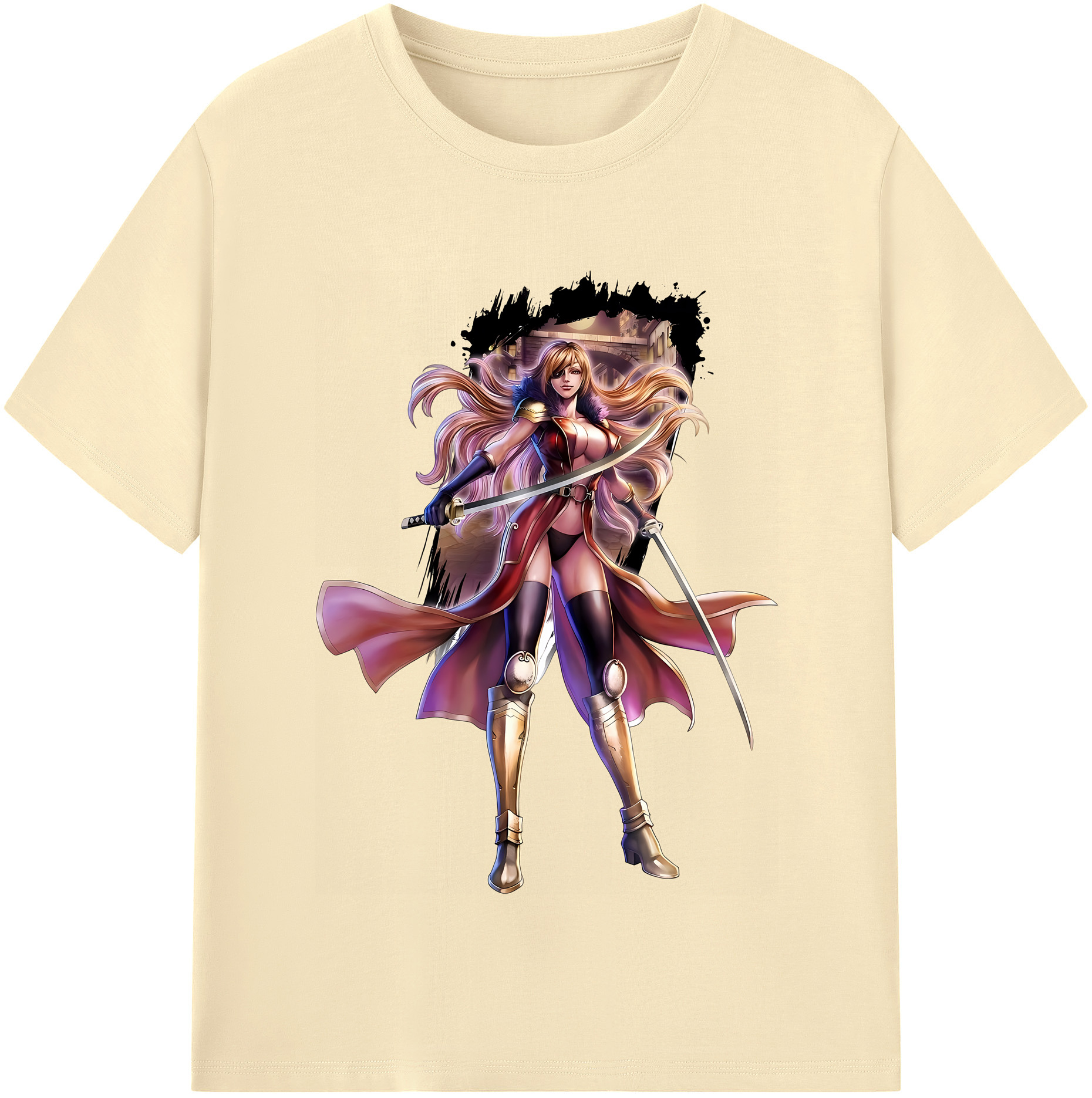 （画像用） 北斗の拳 Fist of the North Star 綿100％半袖Tシャツ（フロントプリント）