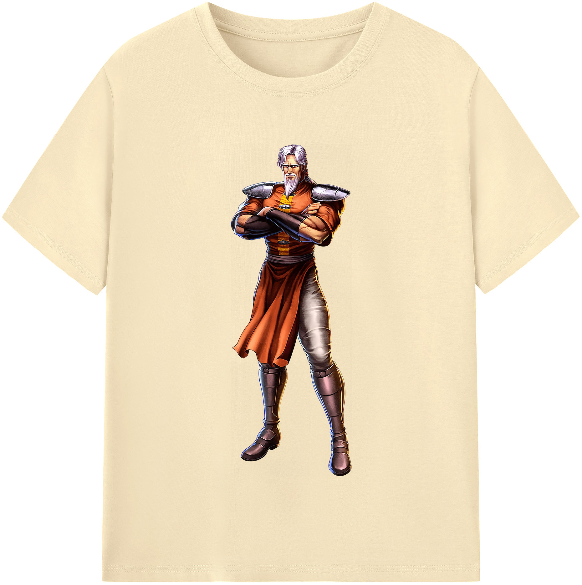 （画像用） 北斗の拳 Fist of the North Star 綿100％半袖Tシャツ（フロントプリント）