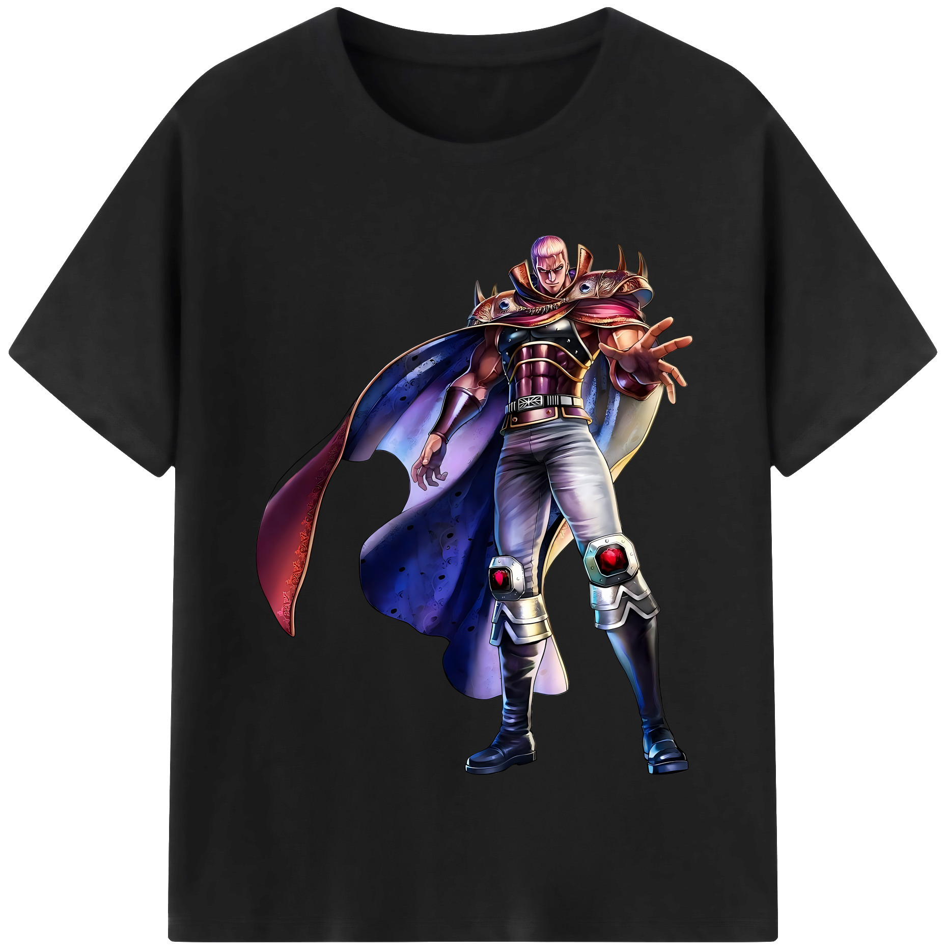 （画像用） 北斗の拳 Fist of the North Star 綿100％半袖Tシャツ（フロントプリント）
