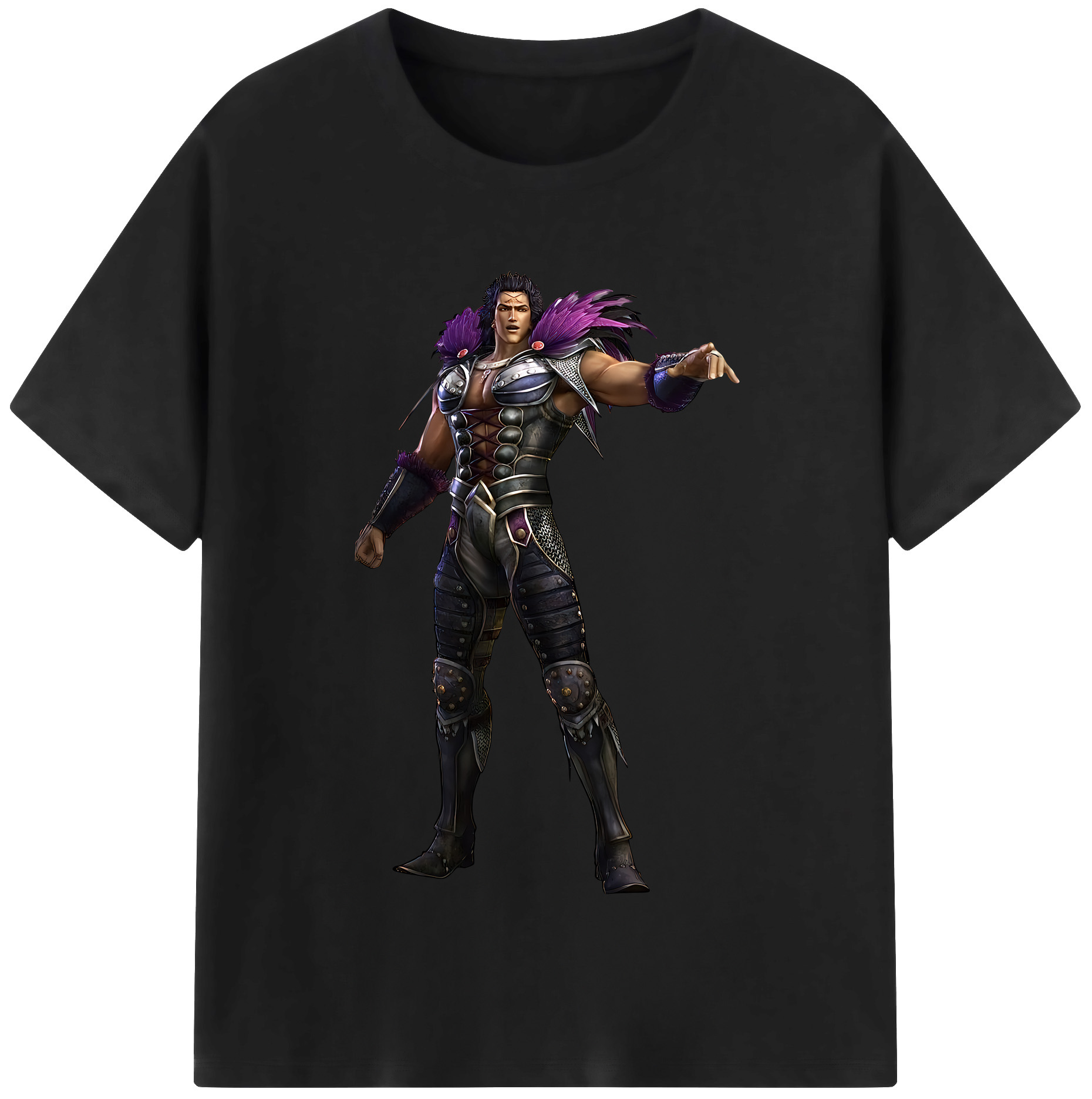 （画像用） 北斗の拳 Fist of the North Star 綿100％半袖Tシャツ（フロントプリント）