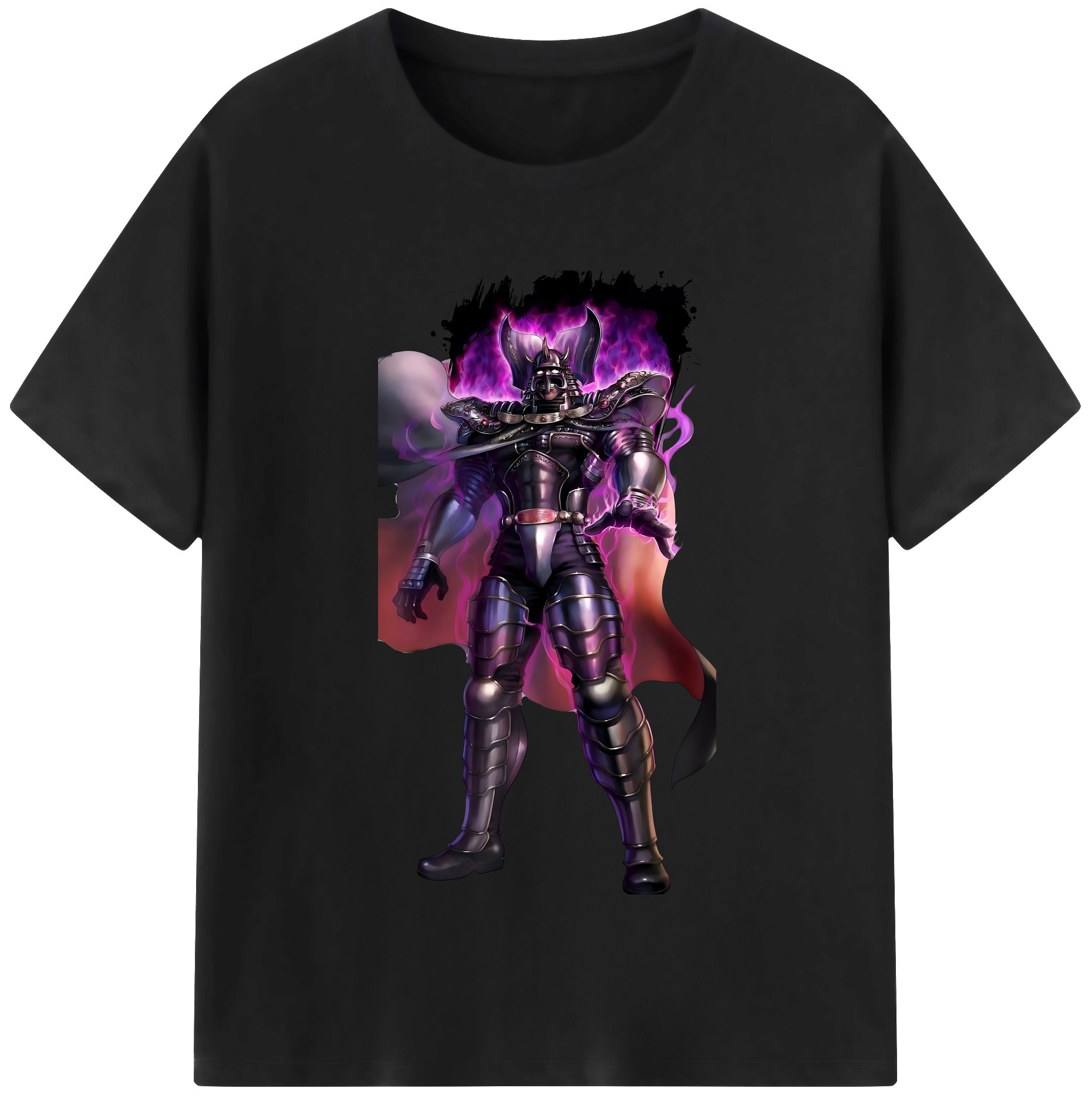 （画像用） 北斗の拳 Fist of the North Star 綿100％半袖Tシャツ（フロントプリント）