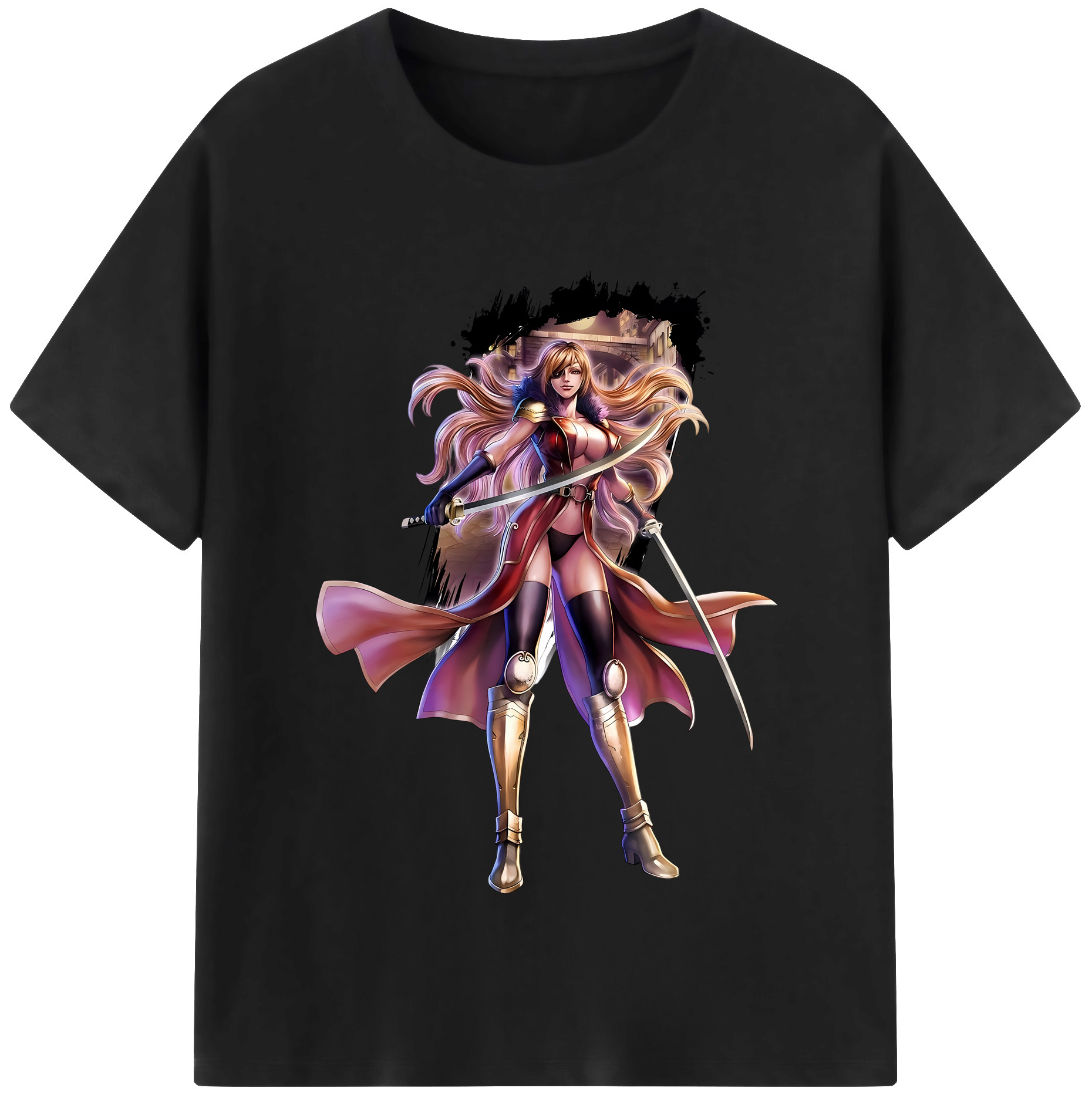 （画像用） 北斗の拳 Fist of the North Star 綿100％半袖Tシャツ（フロントプリント）
