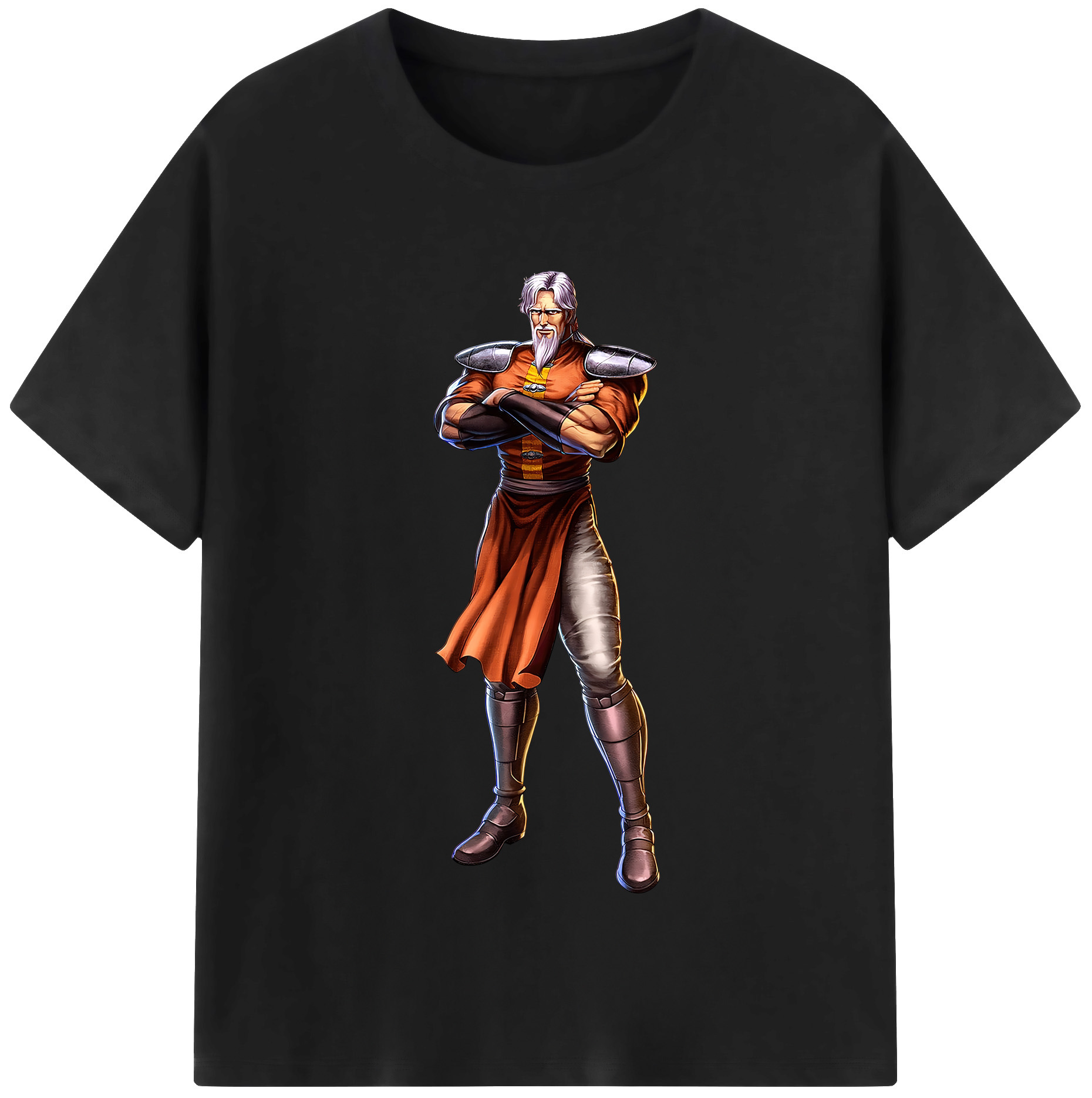 （画像用） 北斗の拳 Fist of the North Star 綿100％半袖Tシャツ（フロントプリント）