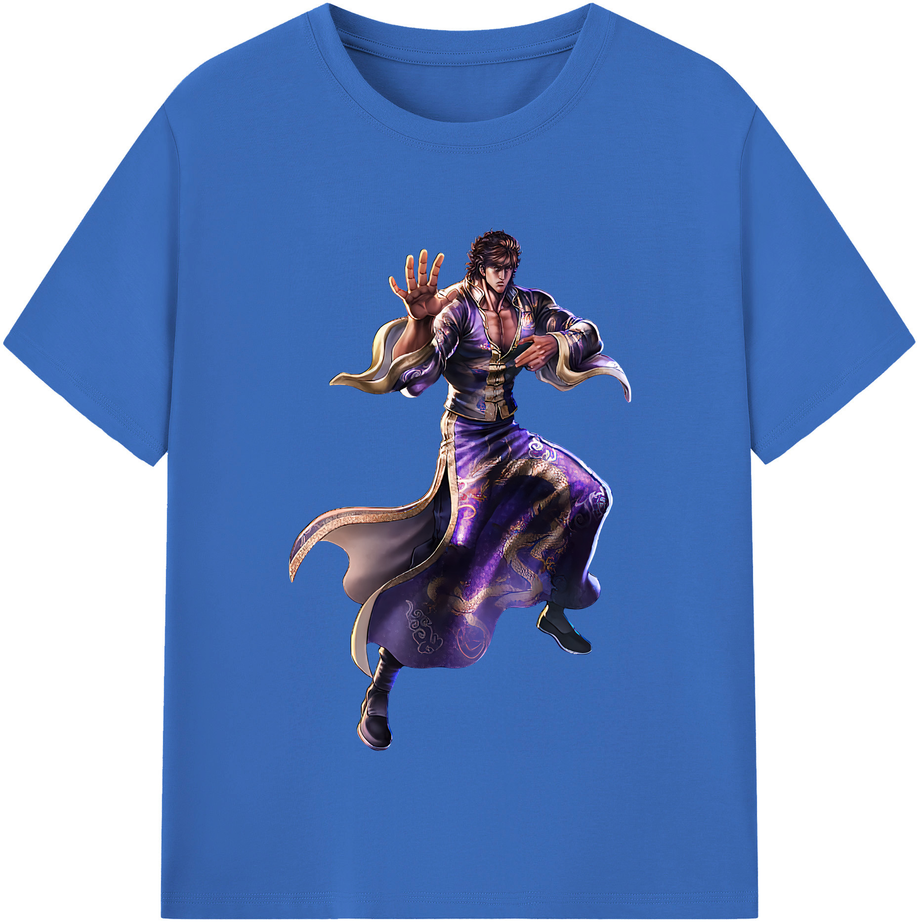 （画像用） 北斗の拳 Fist of the North Star 綿100％半袖Tシャツ（フロントプリント）