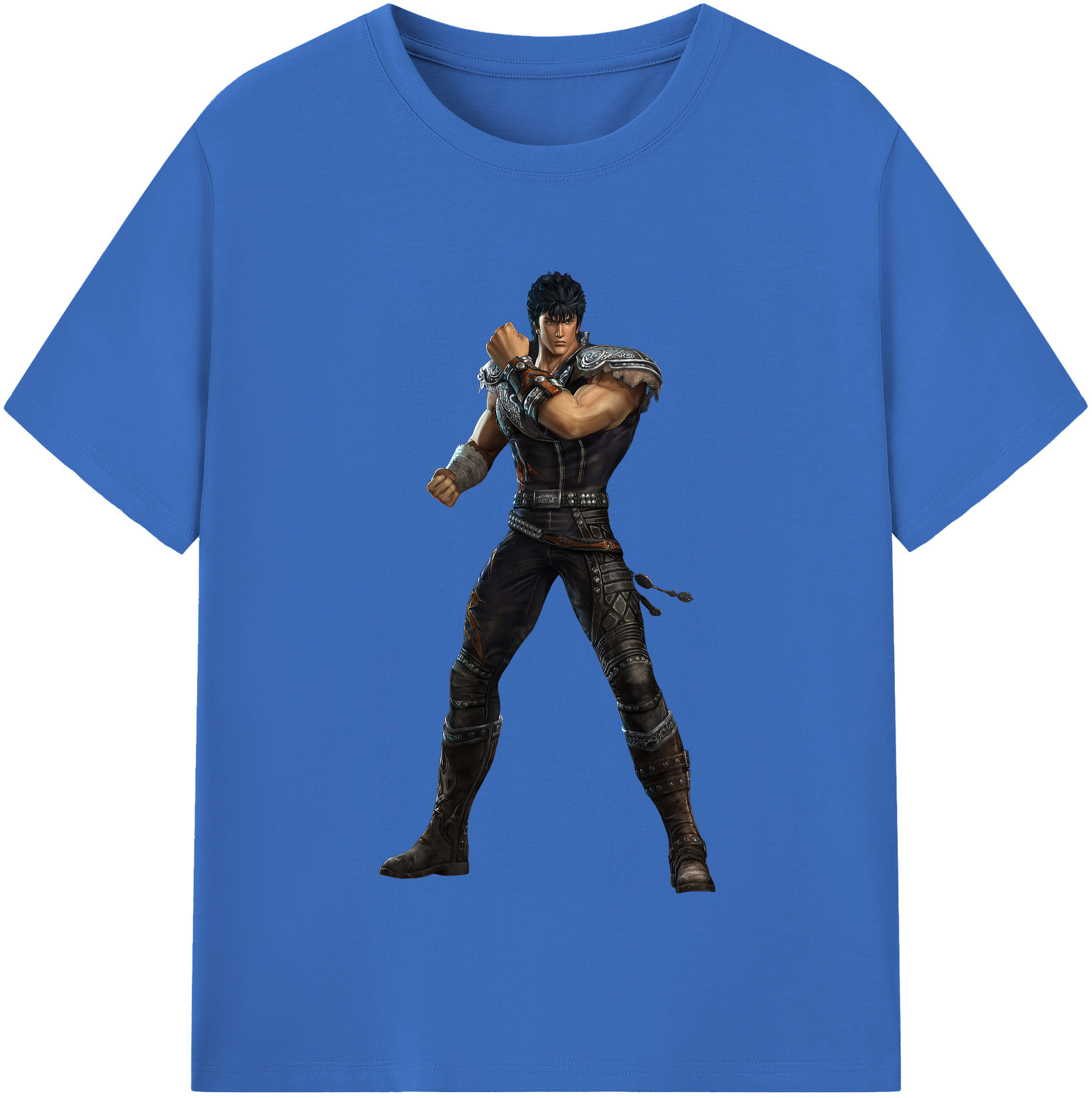 （画像用） 北斗の拳 Fist of the North Star 綿100％半袖Tシャツ（フロントプリント）
