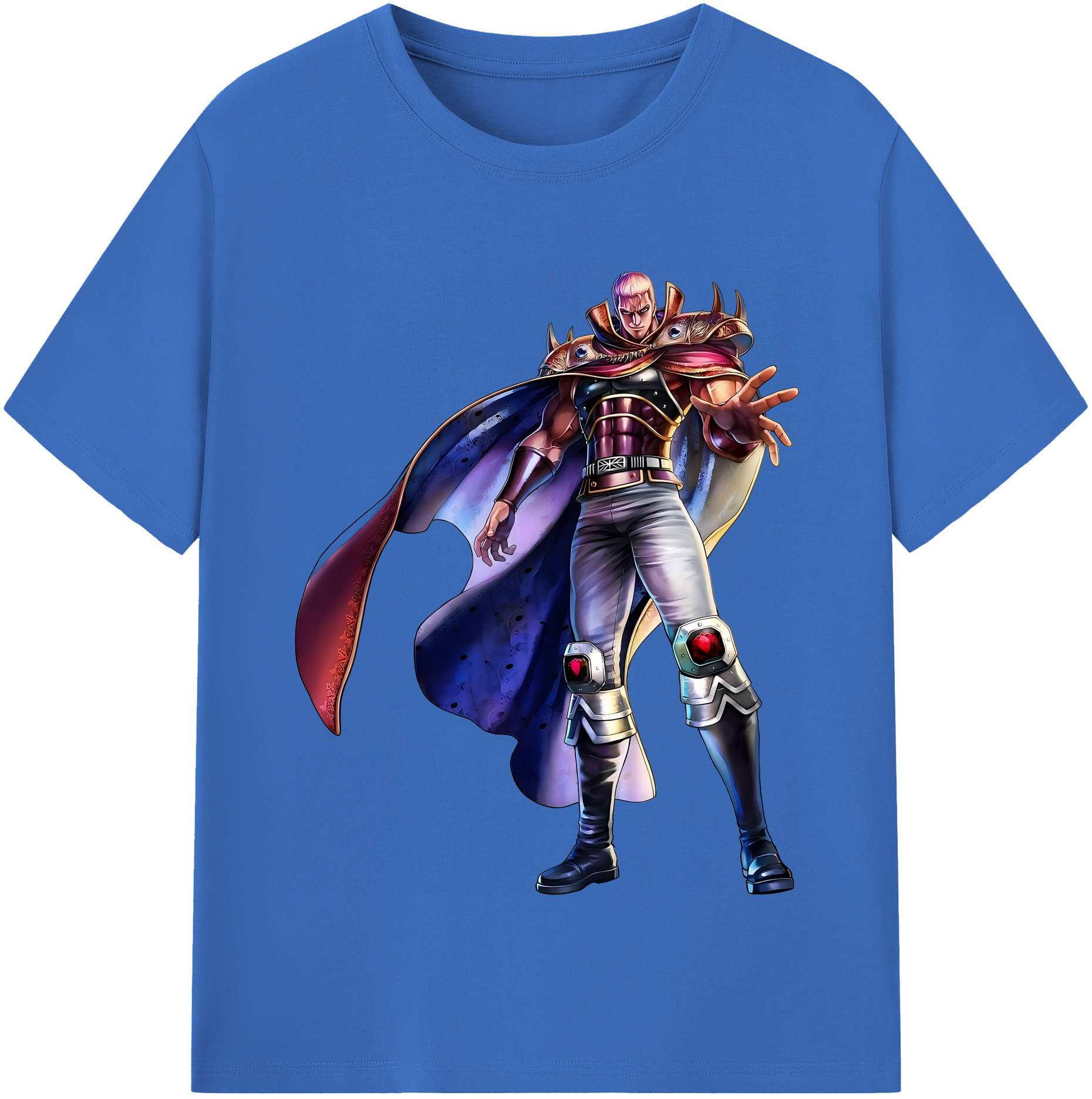 （画像用） 北斗の拳 Fist of the North Star 綿100％半袖Tシャツ（フロントプリント）