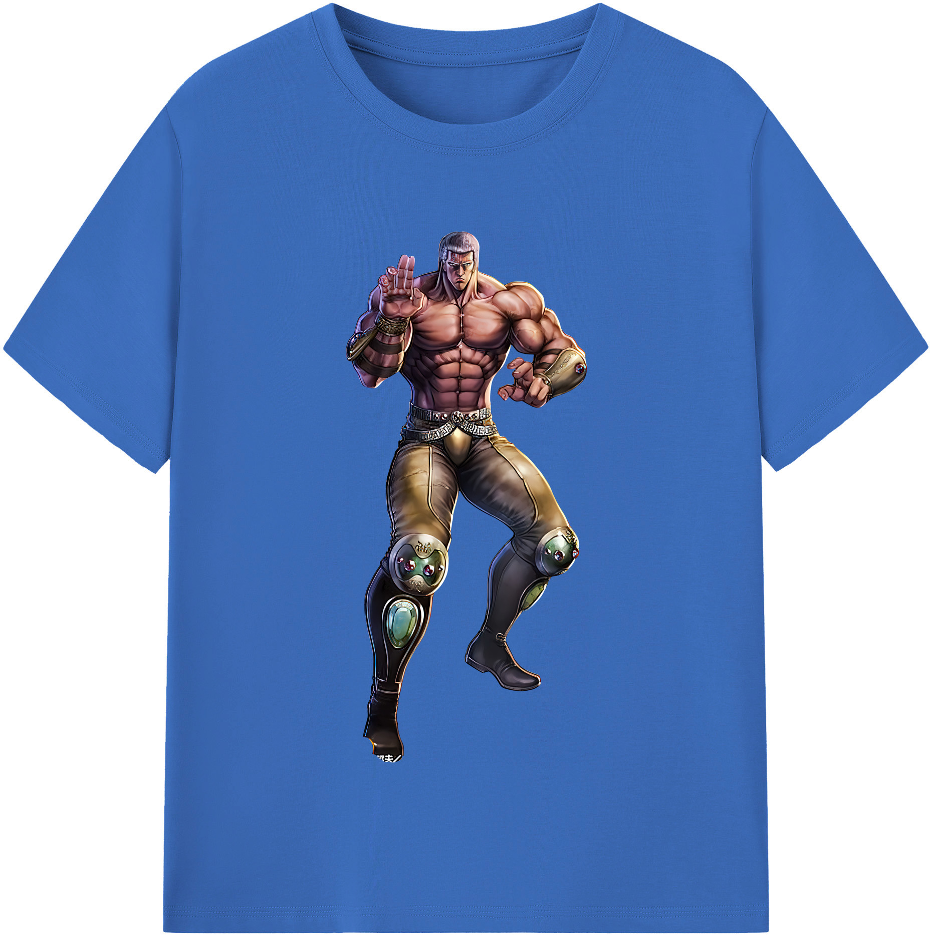 （画像用） 北斗の拳 Fist of the North Star 綿100％半袖Tシャツ（フロントプリント）