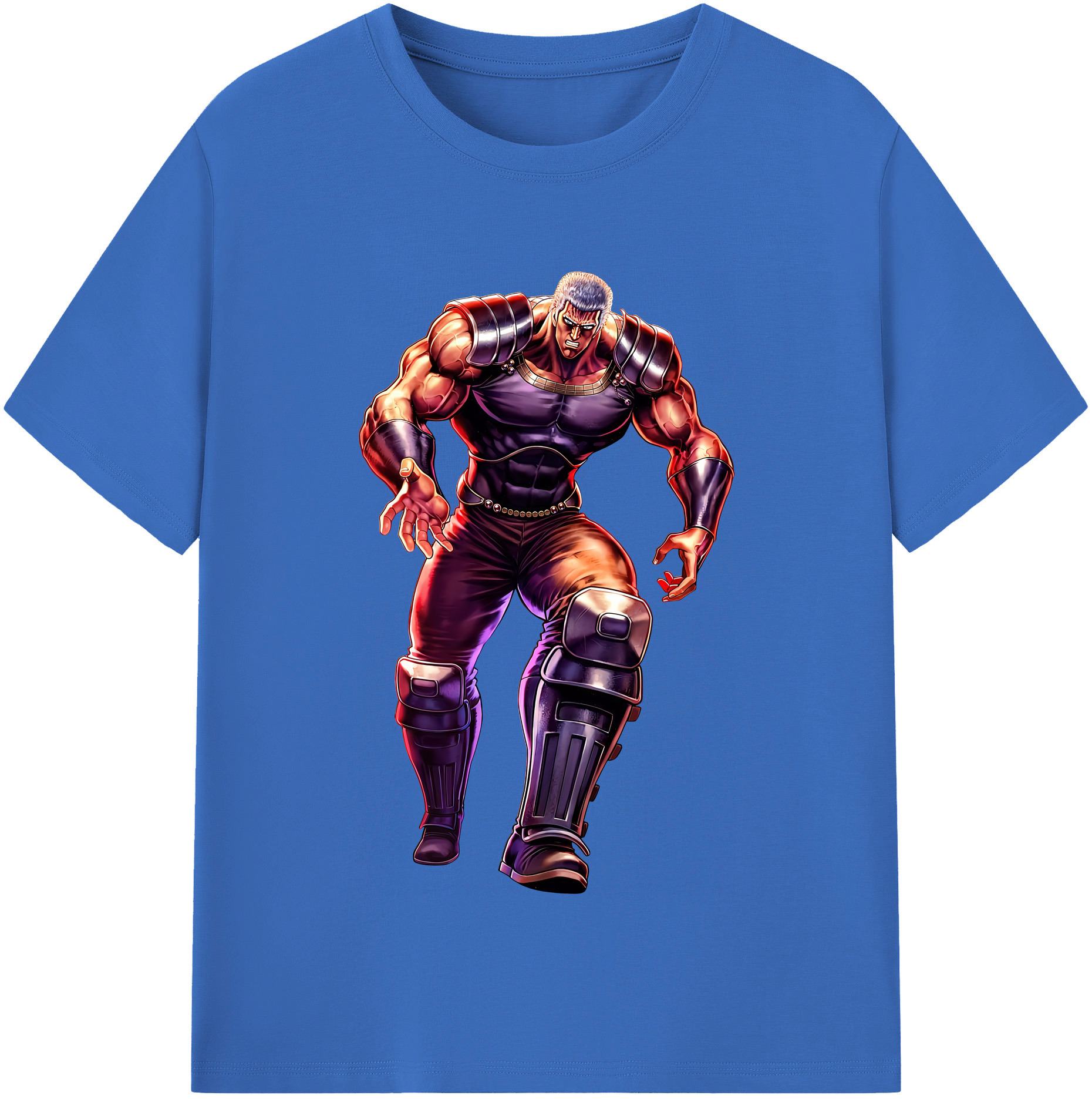 （画像用） 北斗の拳 Fist of the North Star 綿100％半袖Tシャツ（フロントプリント）