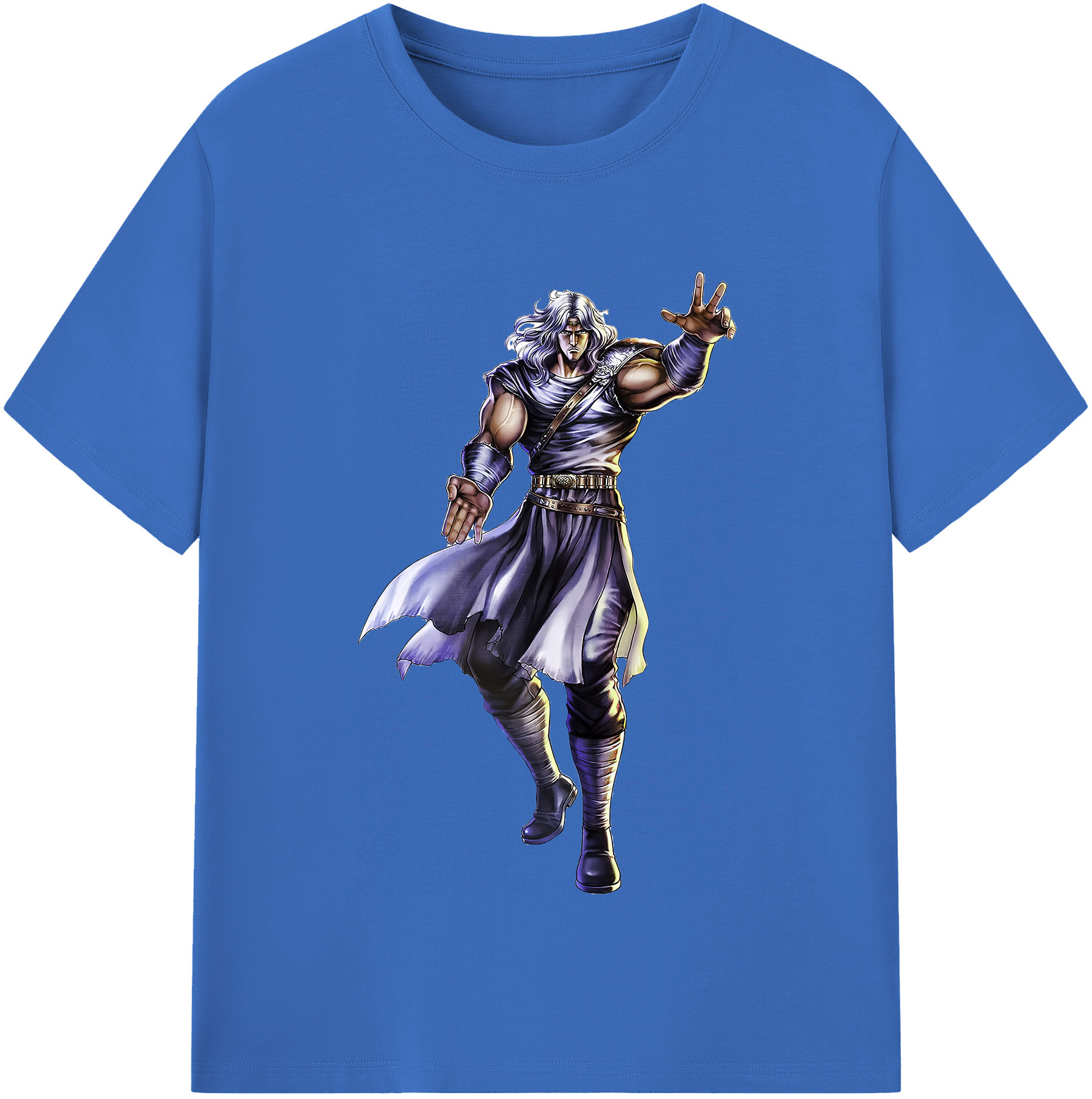 （画像用） 北斗の拳 Fist of the North Star 綿100％半袖Tシャツ（フロントプリント）