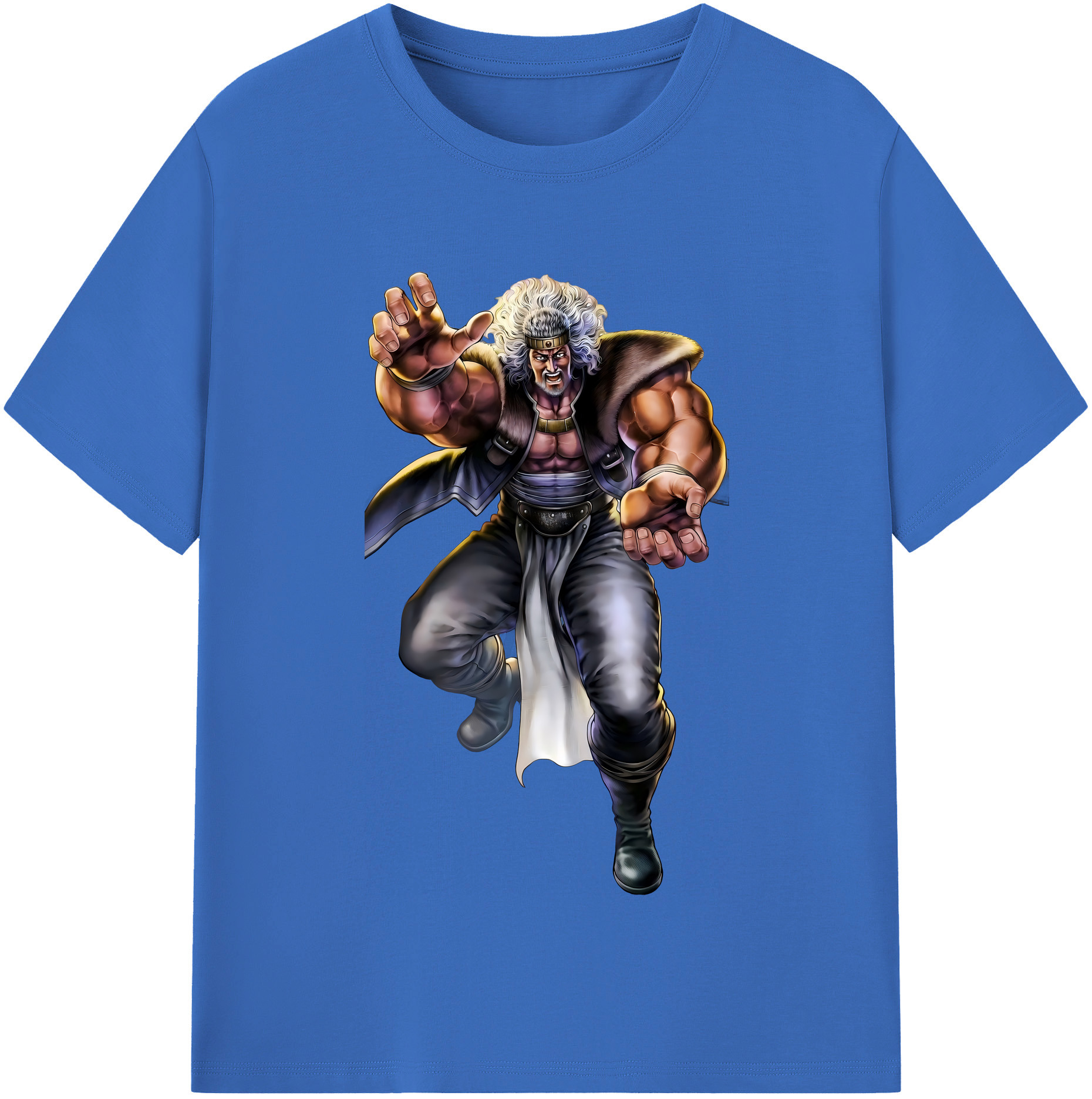 （画像用） 北斗の拳 Fist of the North Star 綿100％半袖Tシャツ（フロントプリント）
