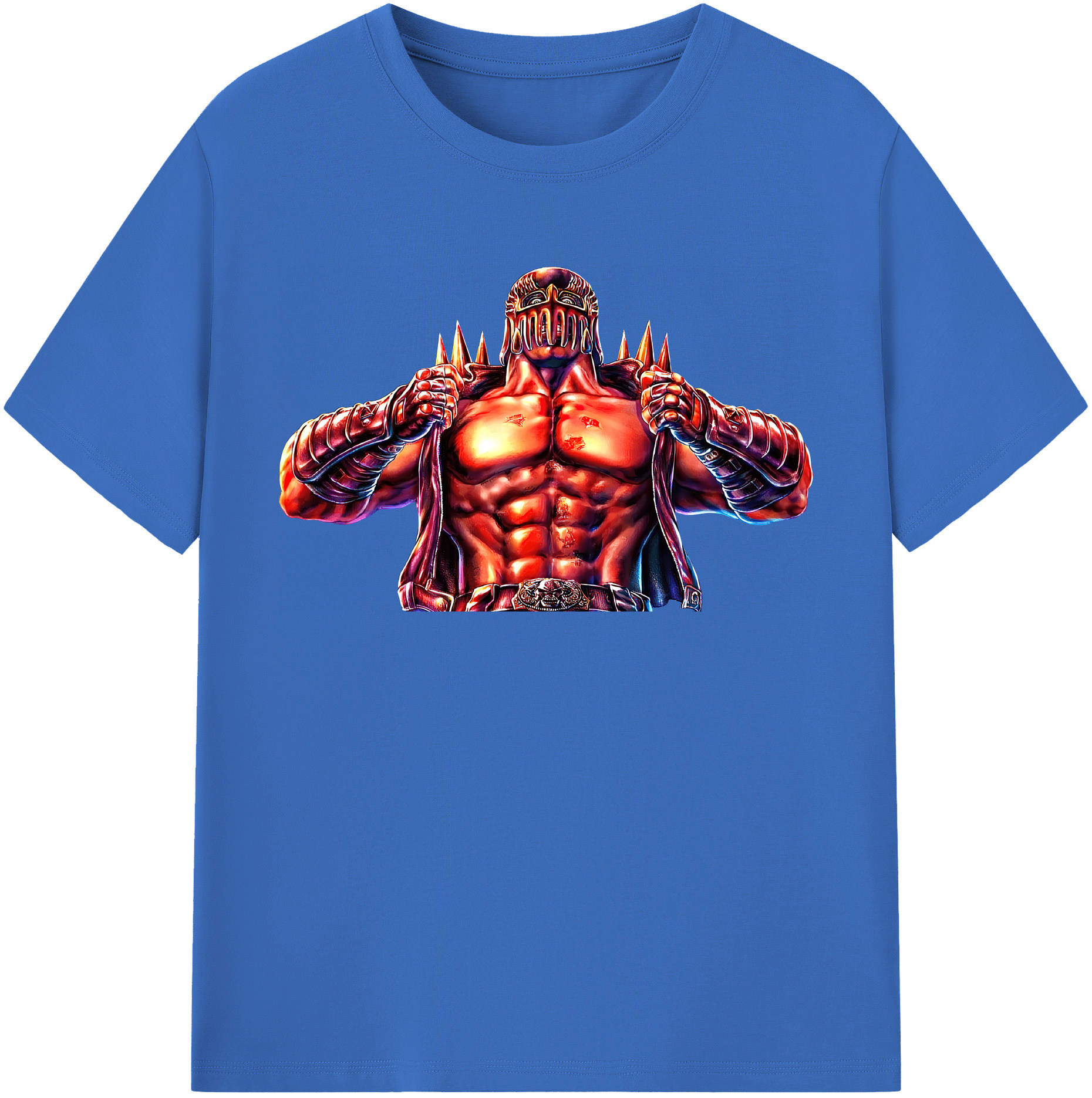 （画像用） 北斗の拳 Fist of the North Star 綿100％半袖Tシャツ（フロントプリント）