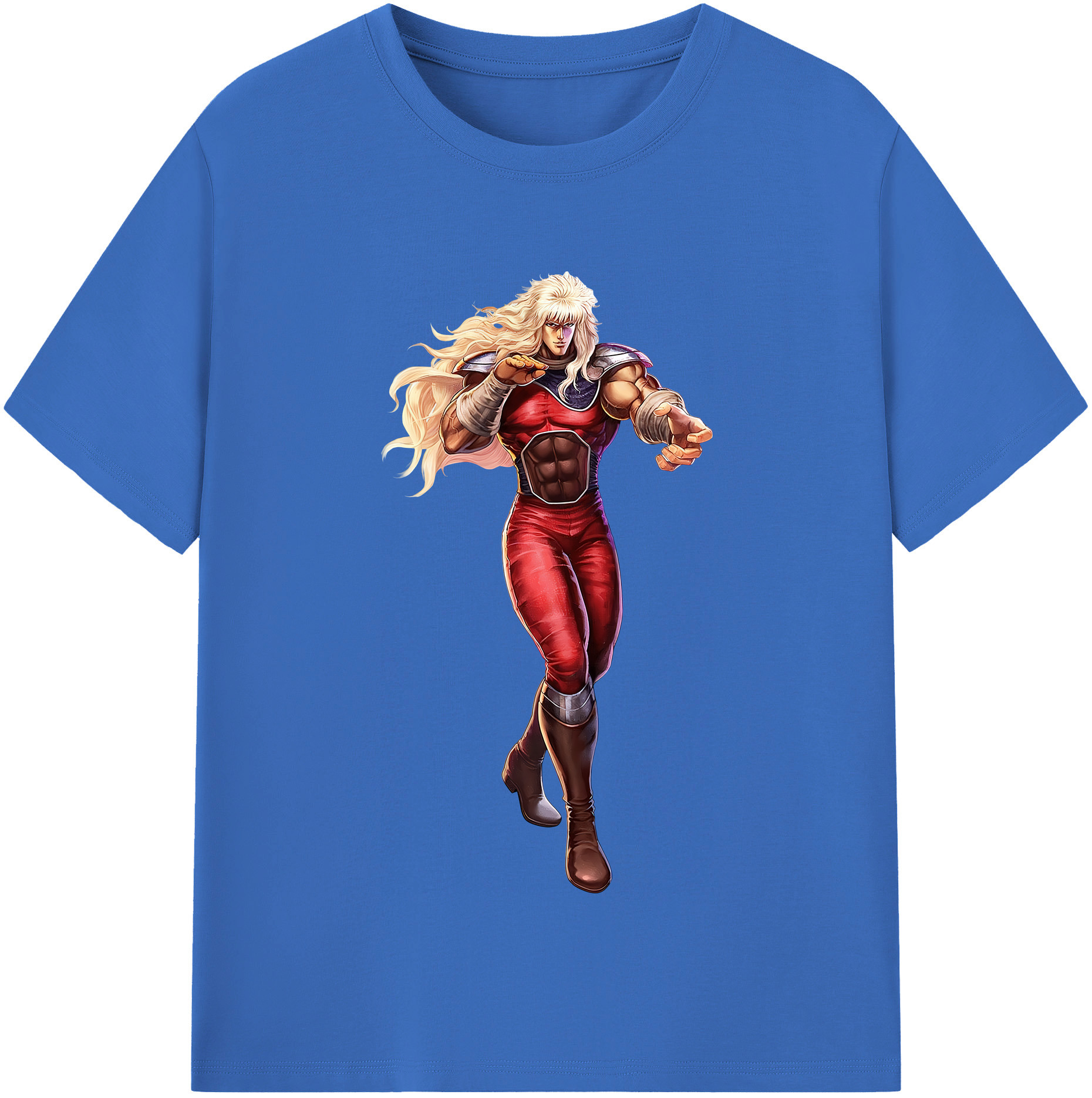 （画像用） 北斗の拳 Fist of the North Star 綿100％半袖Tシャツ（フロントプリント）