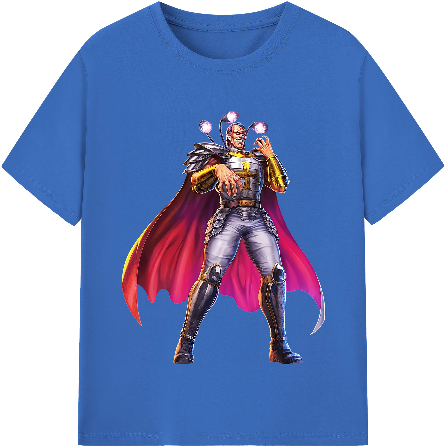 （画像用） 北斗の拳 Fist of the North Star 綿100％半袖Tシャツ（フロントプリント）