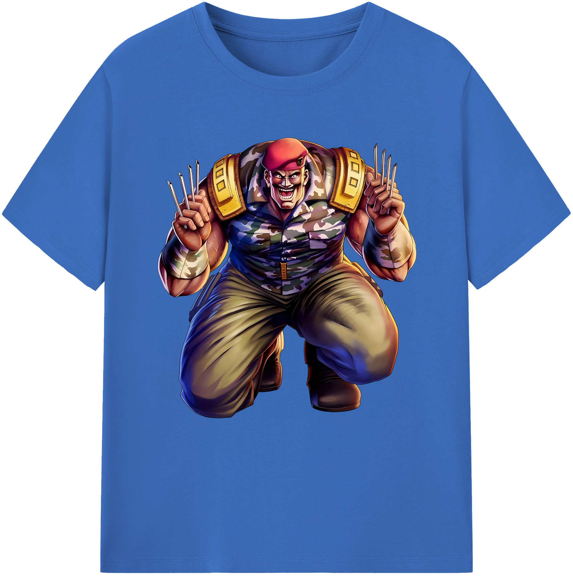 （画像用） 北斗の拳 Fist of the North Star 綿100％半袖Tシャツ（フロントプリント）