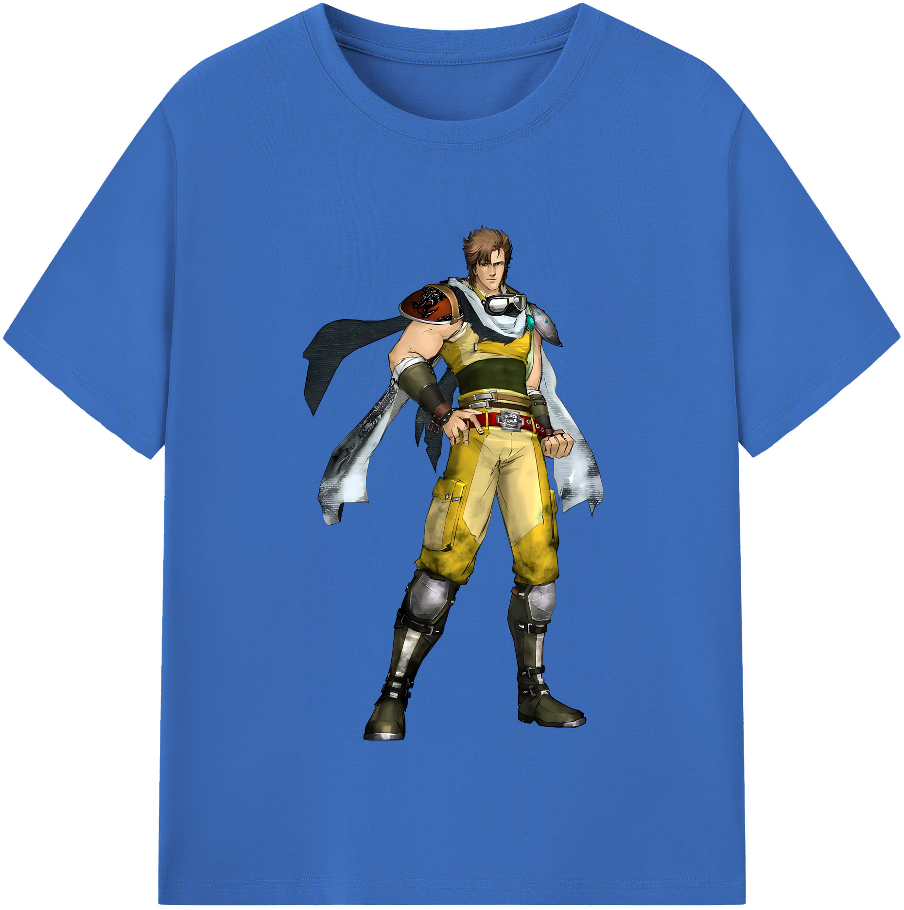 （画像用） 北斗の拳 Fist of the North Star 綿100％半袖Tシャツ（フロントプリント）