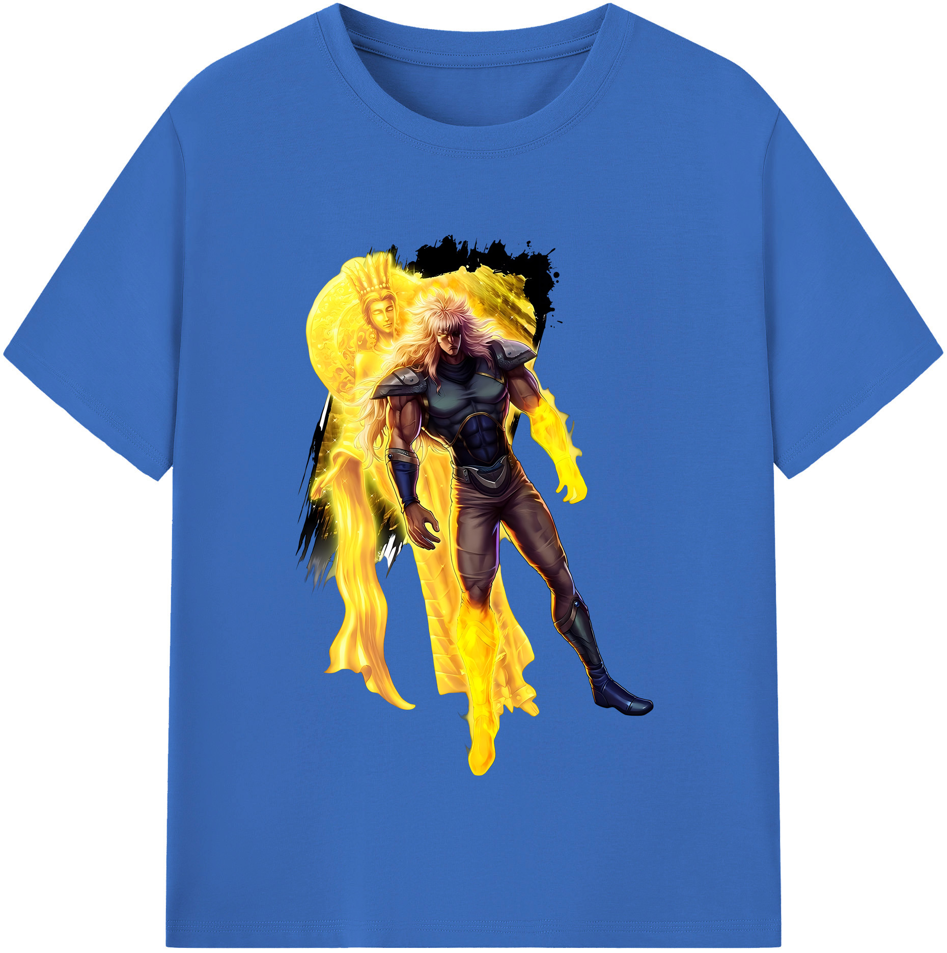 （画像用） 北斗の拳 Fist of the North Star 綿100％半袖Tシャツ（フロントプリント）