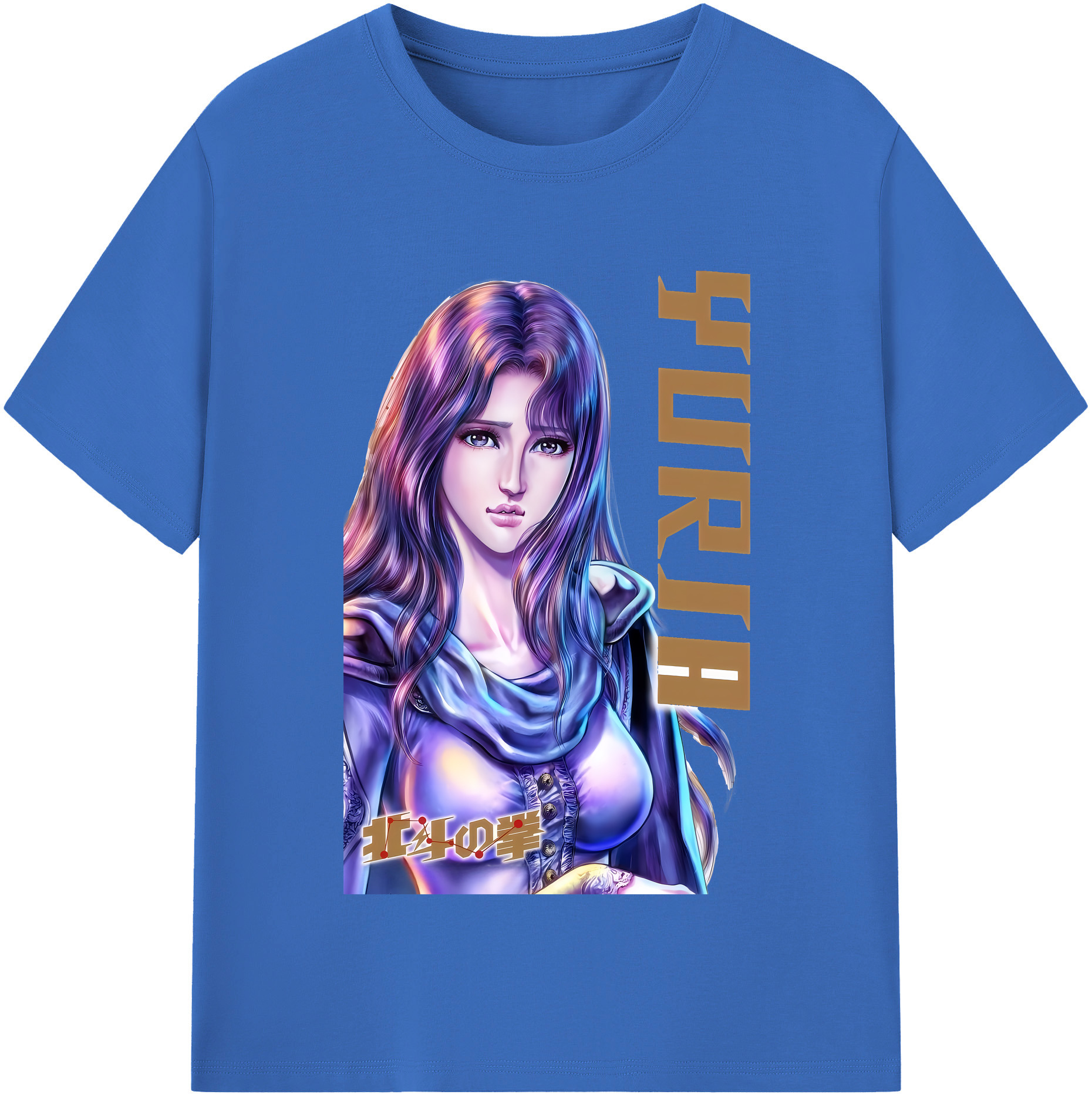（画像用） 北斗の拳 Fist of the North Star 綿100％半袖Tシャツ（フロントプリント）