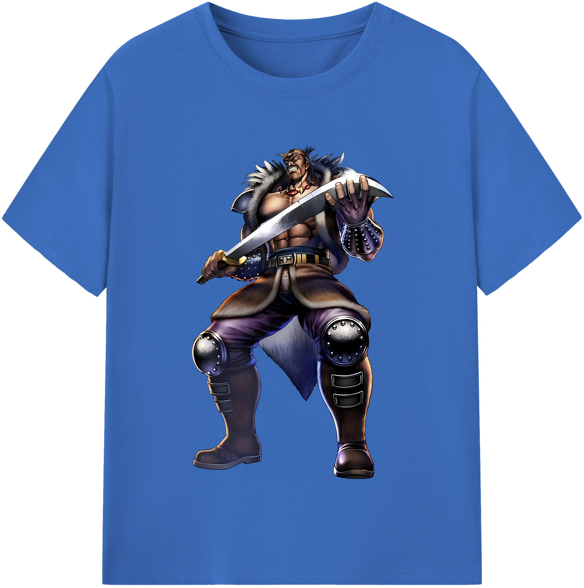 （画像用） 北斗の拳 Fist of the North Star 綿100％半袖Tシャツ（フロントプリント）
