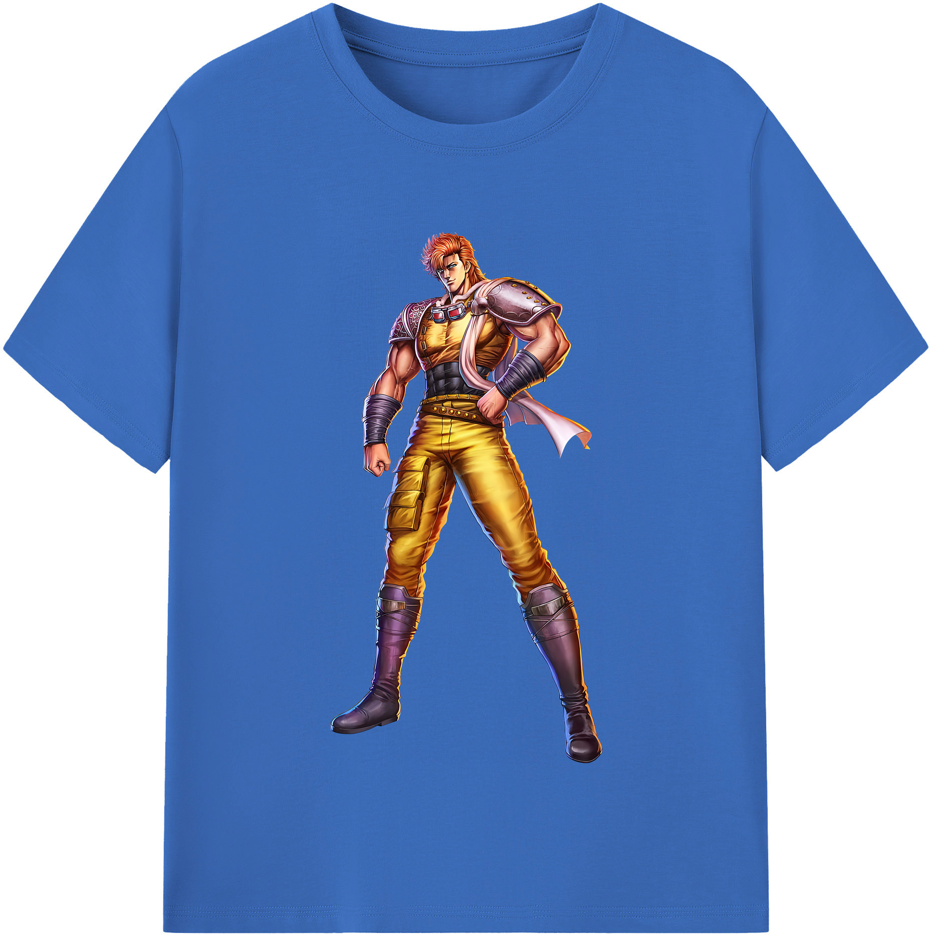 （画像用） 北斗の拳 Fist of the North Star 綿100％半袖Tシャツ（フロントプリント）