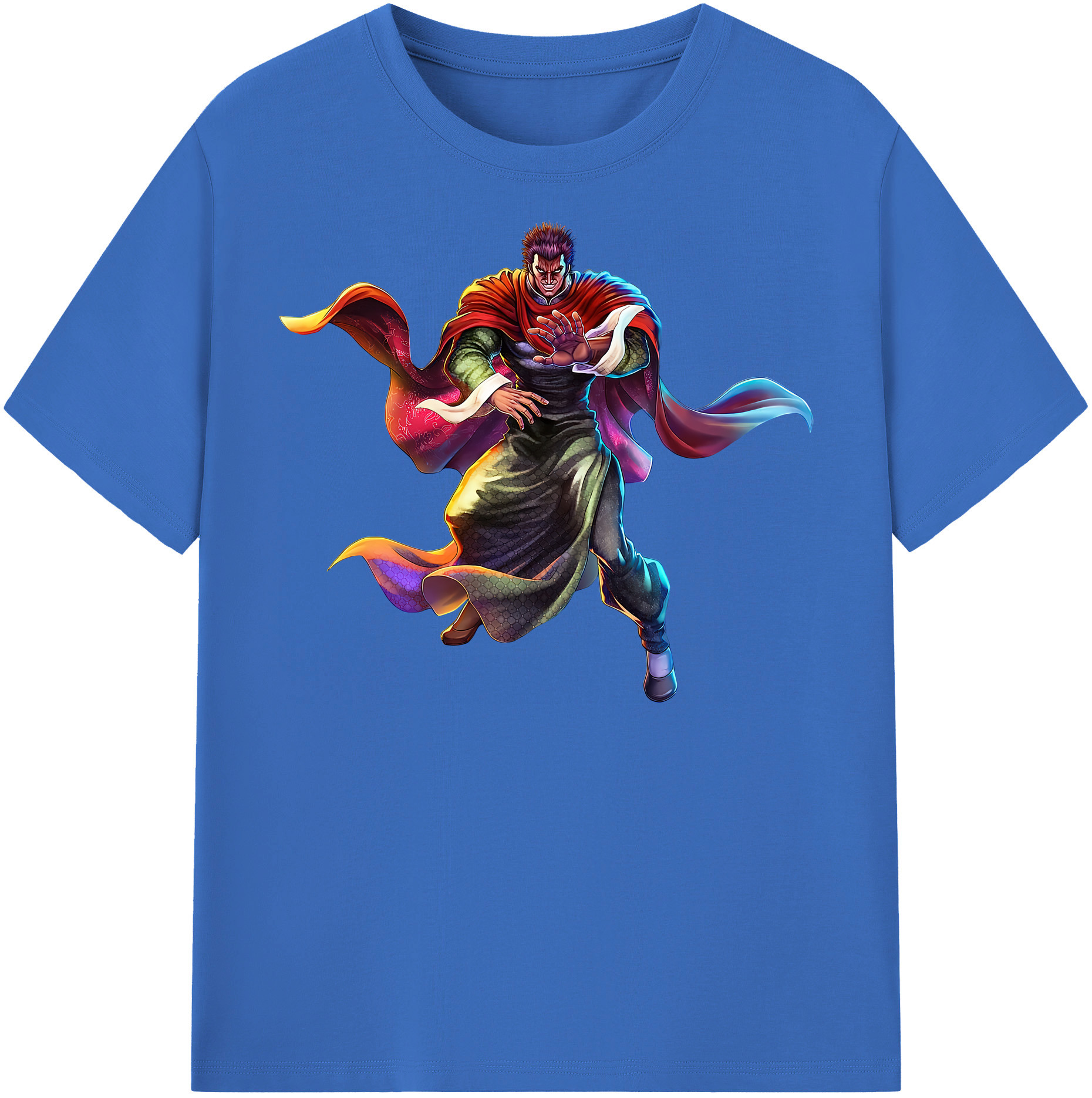 （画像用） 北斗の拳 Fist of the North Star 綿100％半袖Tシャツ（フロントプリント）