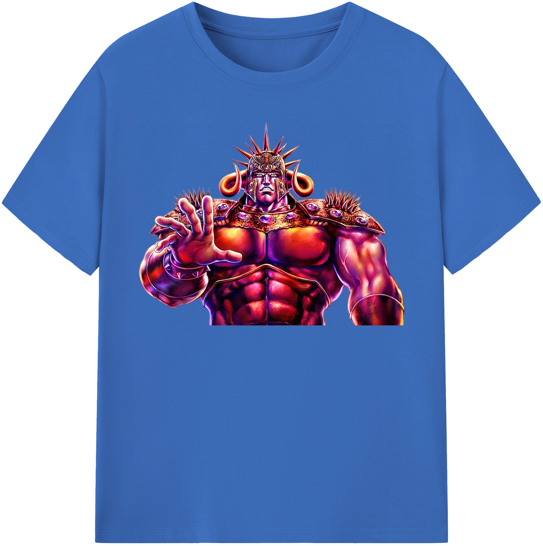 （画像用） 北斗の拳 Fist of the North Star 綿100％半袖Tシャツ（フロントプリント）