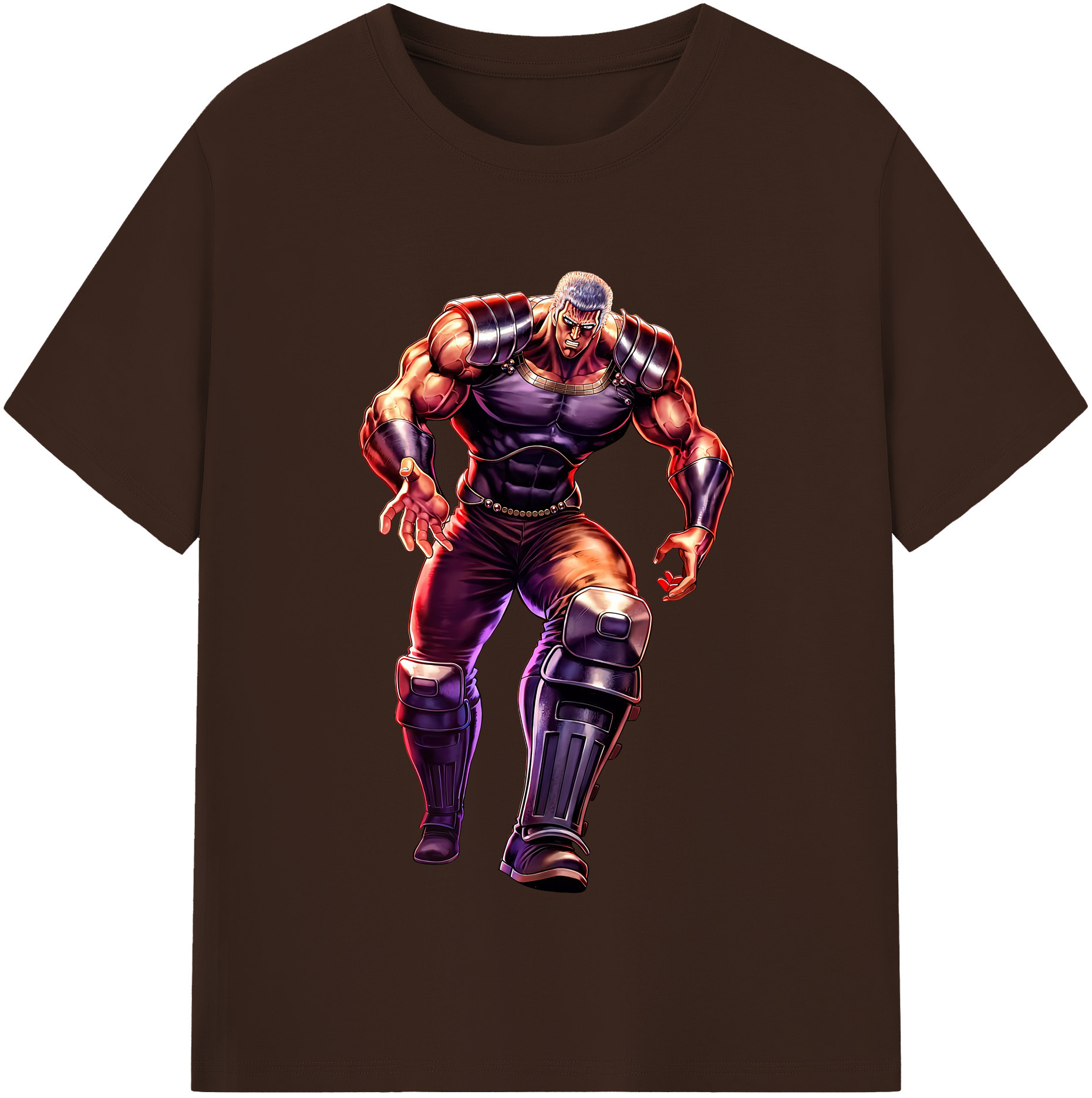 （画像用） 北斗の拳 Fist of the North Star 綿100％半袖Tシャツ（フロントプリント）