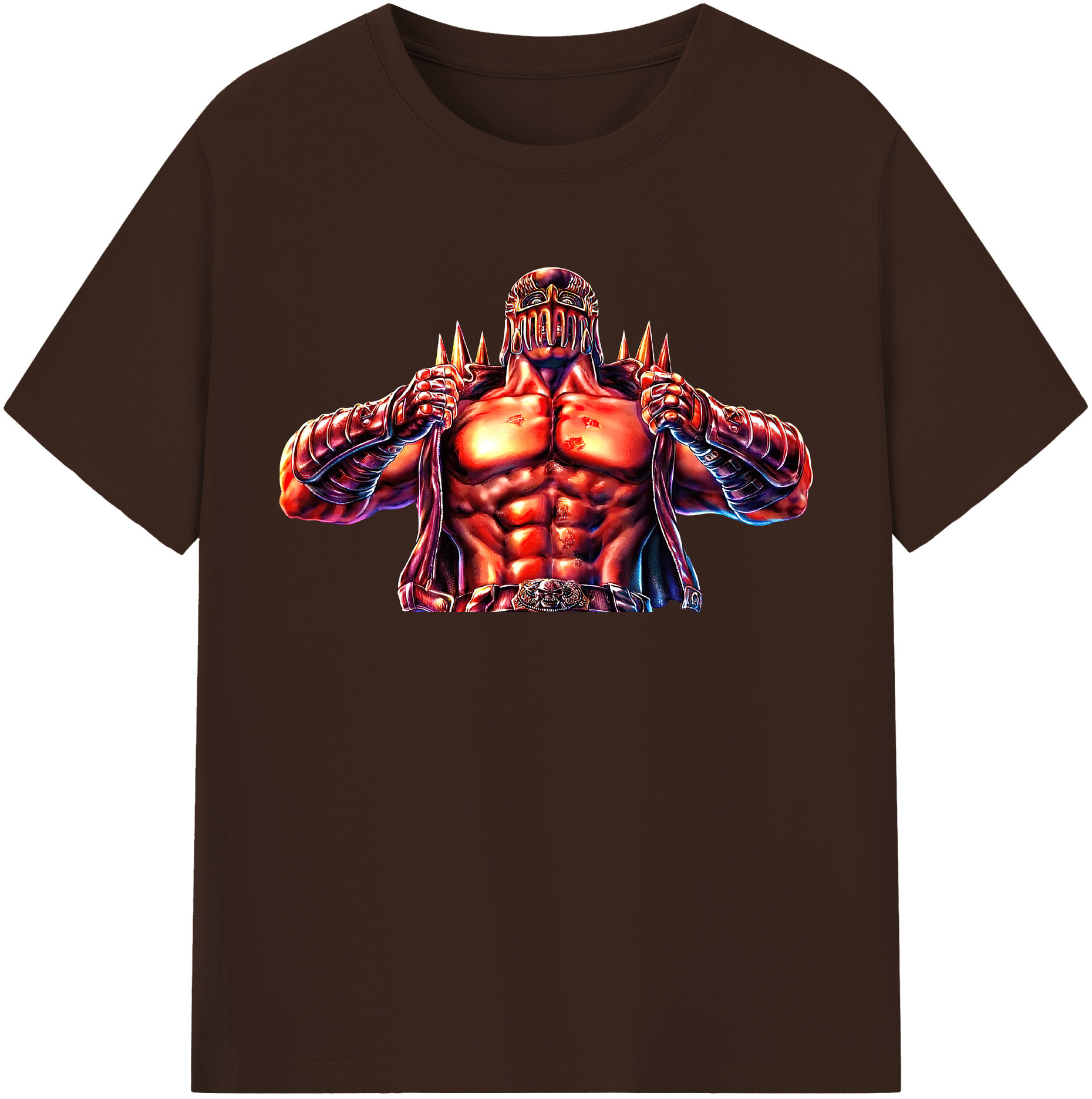 （画像用） 北斗の拳 Fist of the North Star 綿100％半袖Tシャツ（フロントプリント）