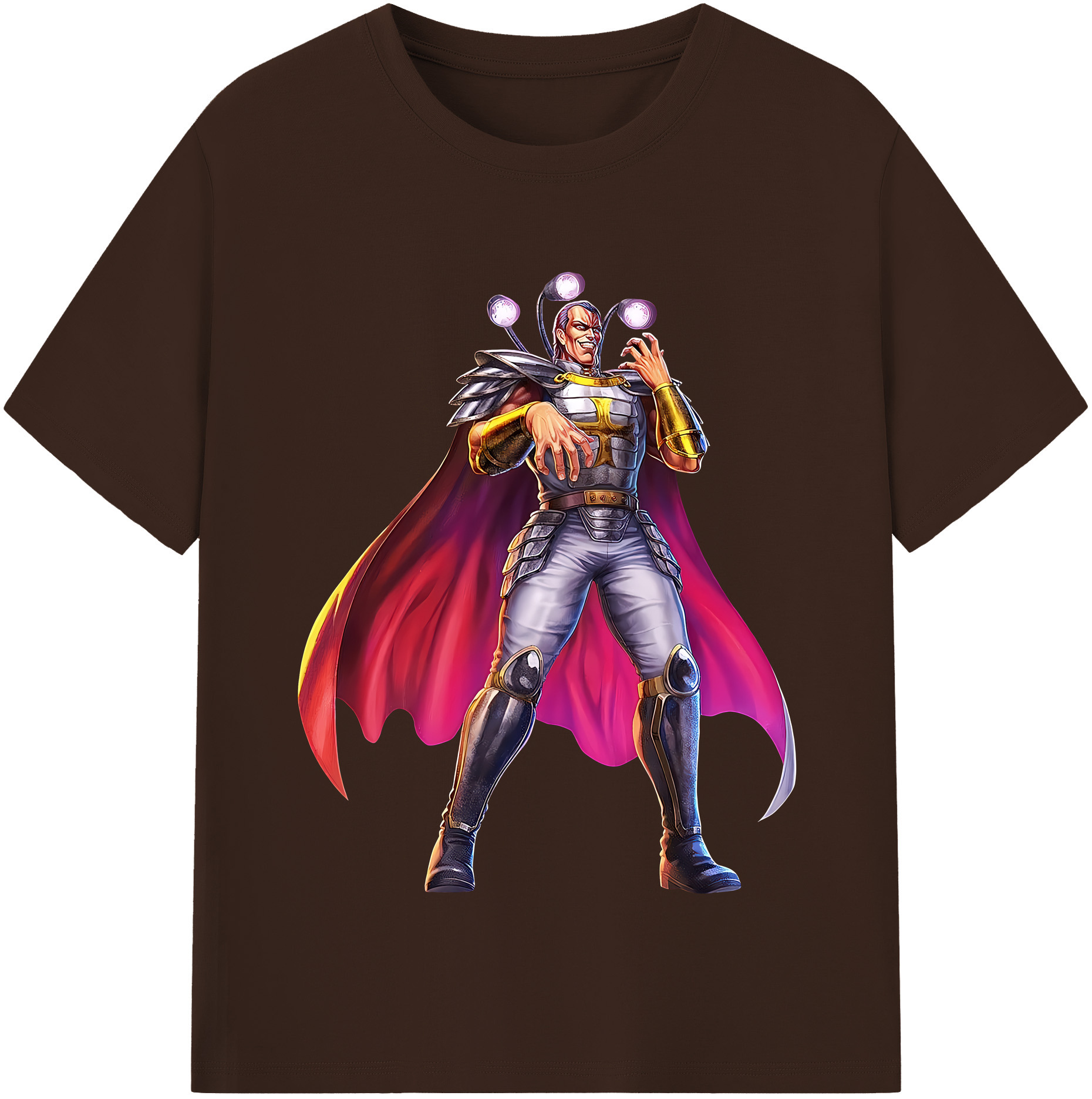 （画像用） 北斗の拳 Fist of the North Star 綿100％半袖Tシャツ（フロントプリント）