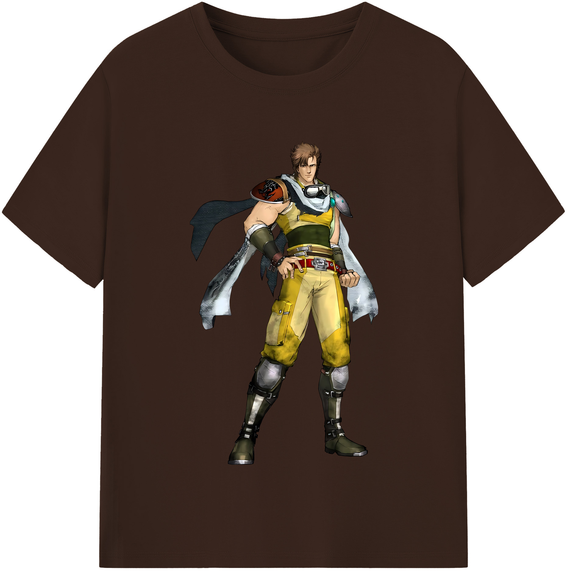 （画像用） 北斗の拳 Fist of the North Star 綿100％半袖Tシャツ（フロントプリント）