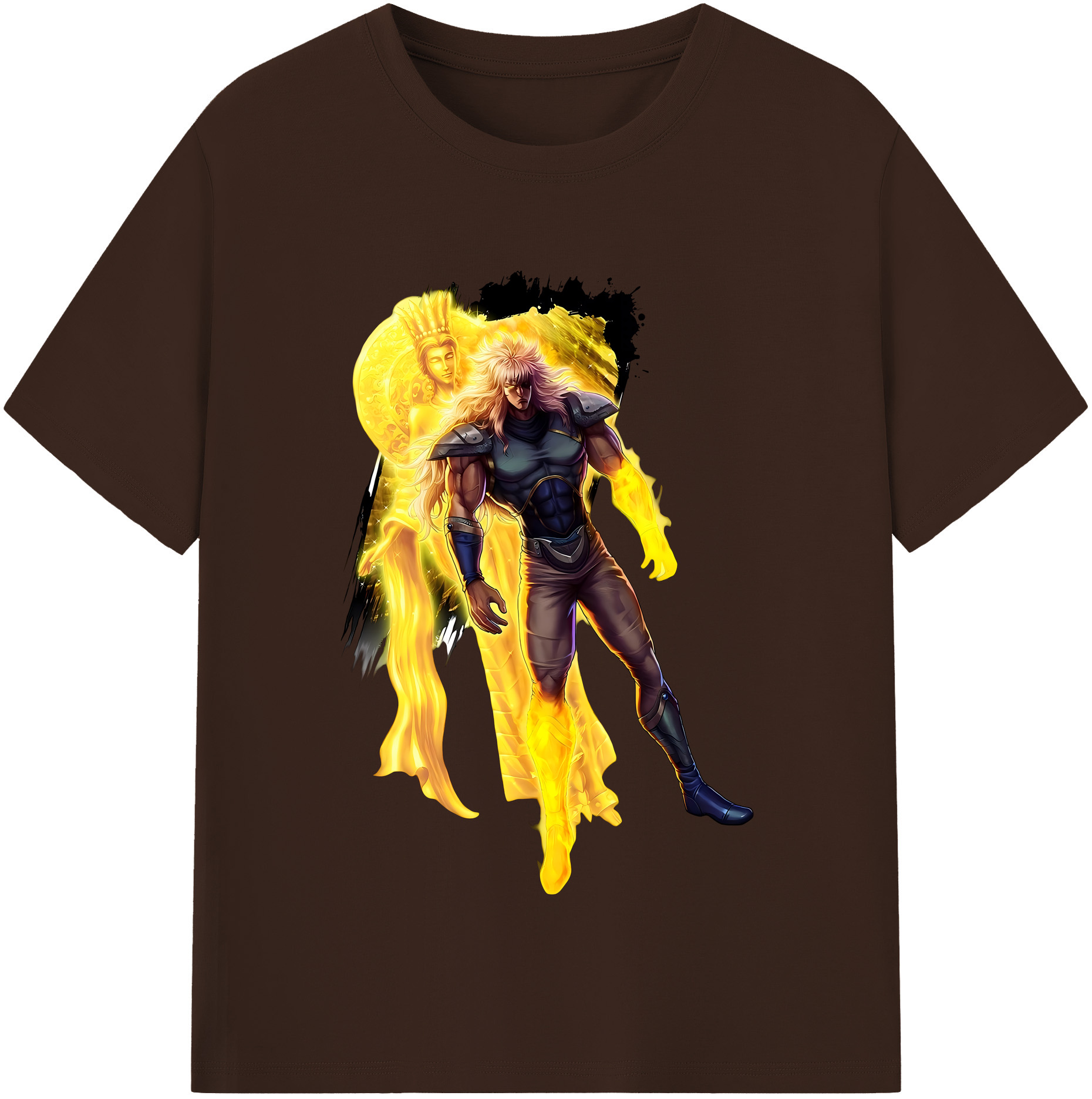 （画像用） 北斗の拳 Fist of the North Star 綿100％半袖Tシャツ（フロントプリント）