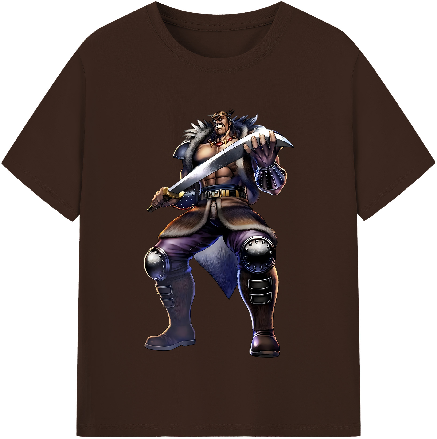 （画像用） 北斗の拳 Fist of the North Star 綿100％半袖Tシャツ（フロントプリント）