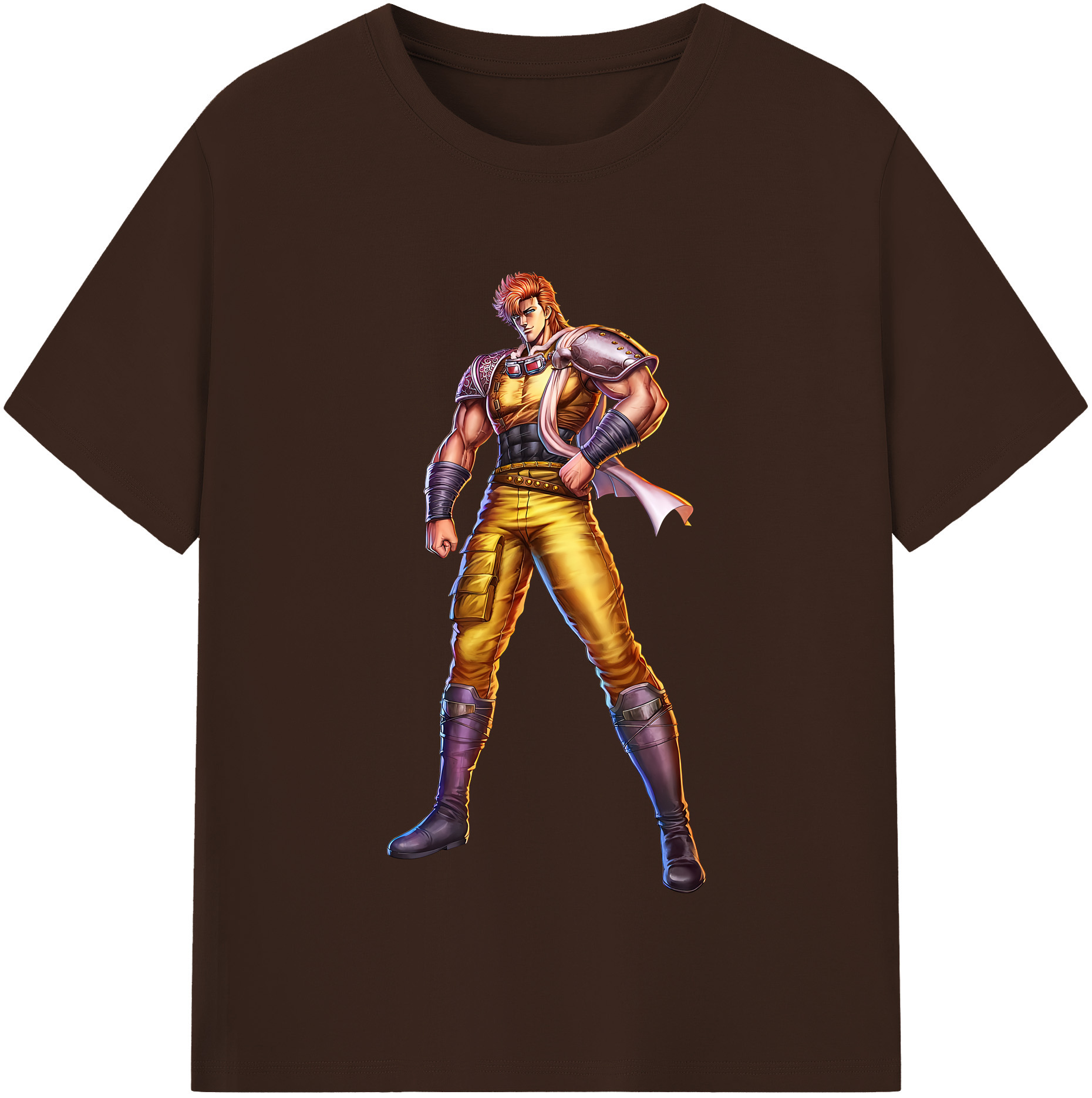 （画像用） 北斗の拳 Fist of the North Star 綿100％半袖Tシャツ（フロントプリント）