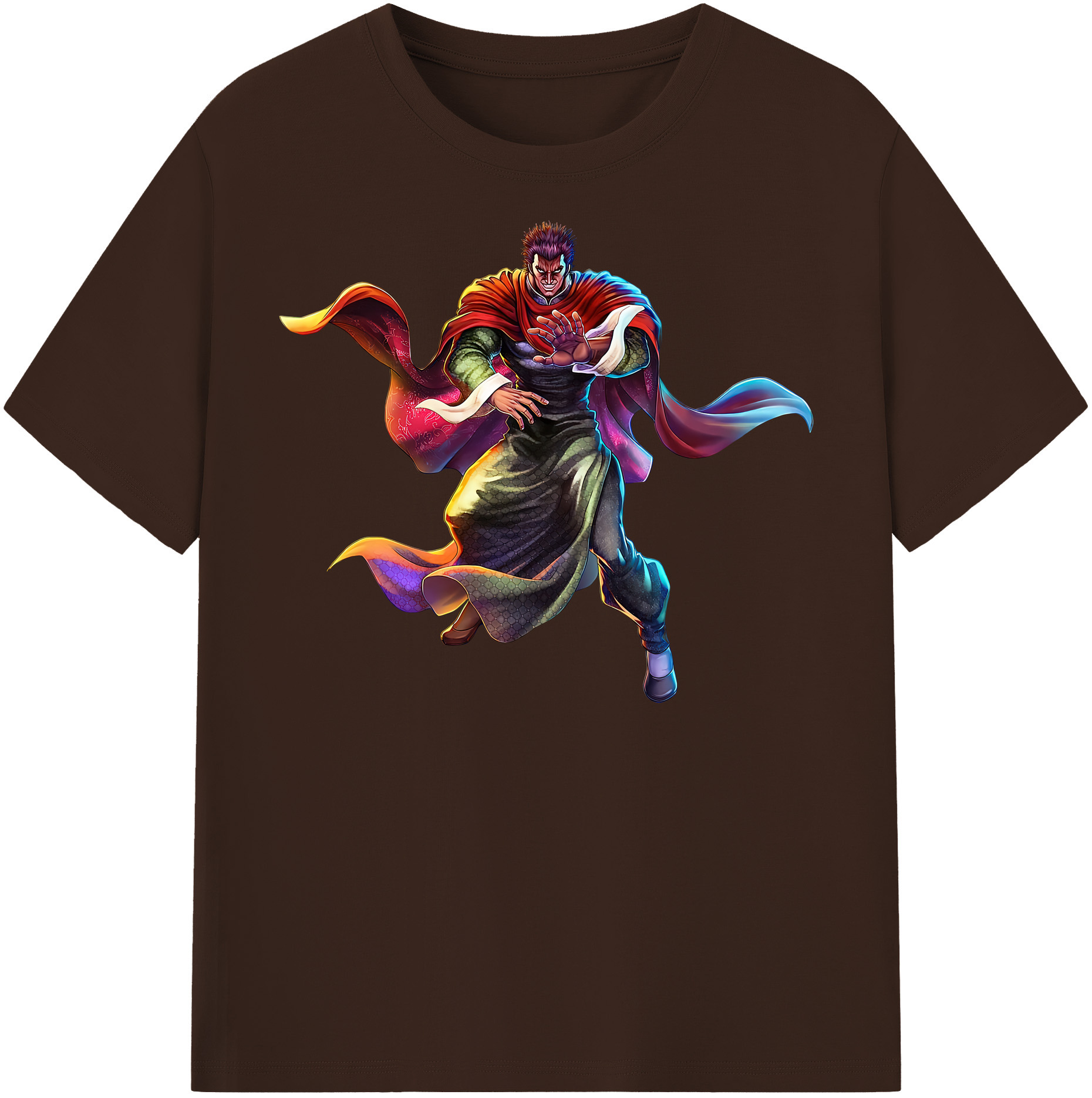 （画像用） 北斗の拳 Fist of the North Star 綿100％半袖Tシャツ（フロントプリント）