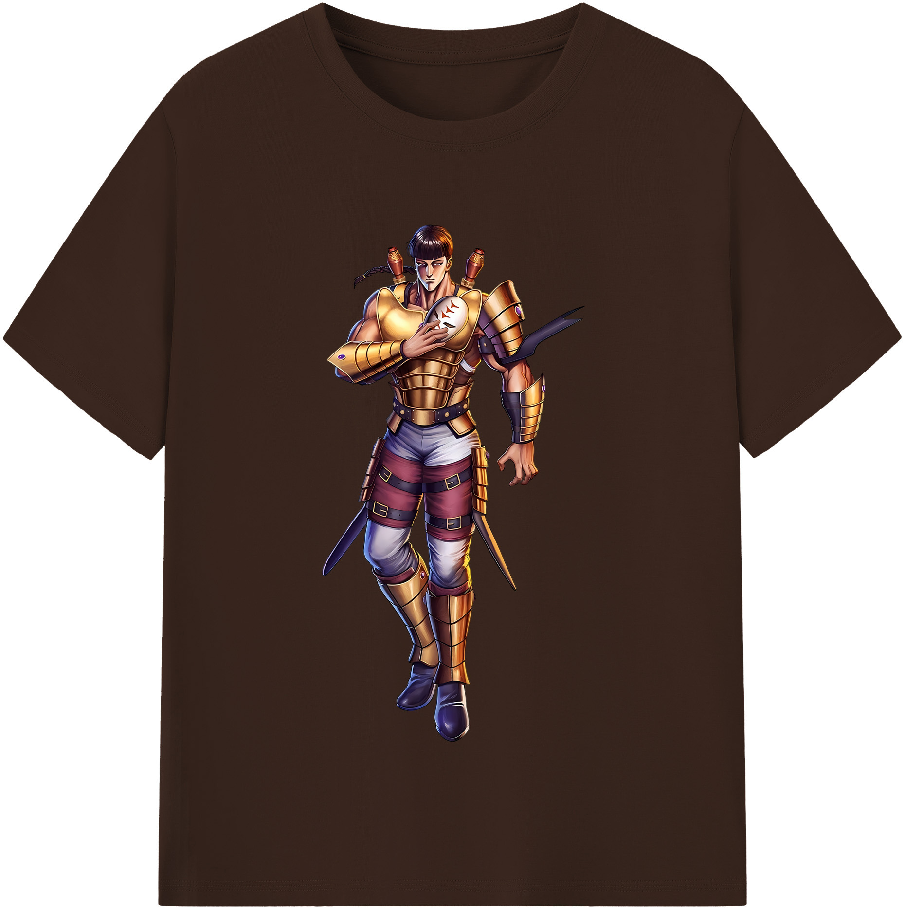 （画像用） 北斗の拳 Fist of the North Star 綿100％半袖Tシャツ（フロントプリント）