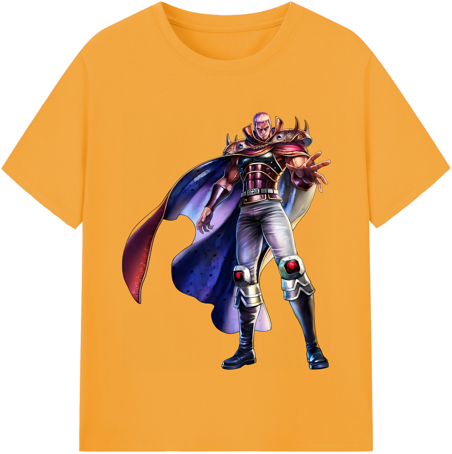 （画像用） 北斗の拳 Fist of the North Star 綿100％半袖Tシャツ（フロントプリント）